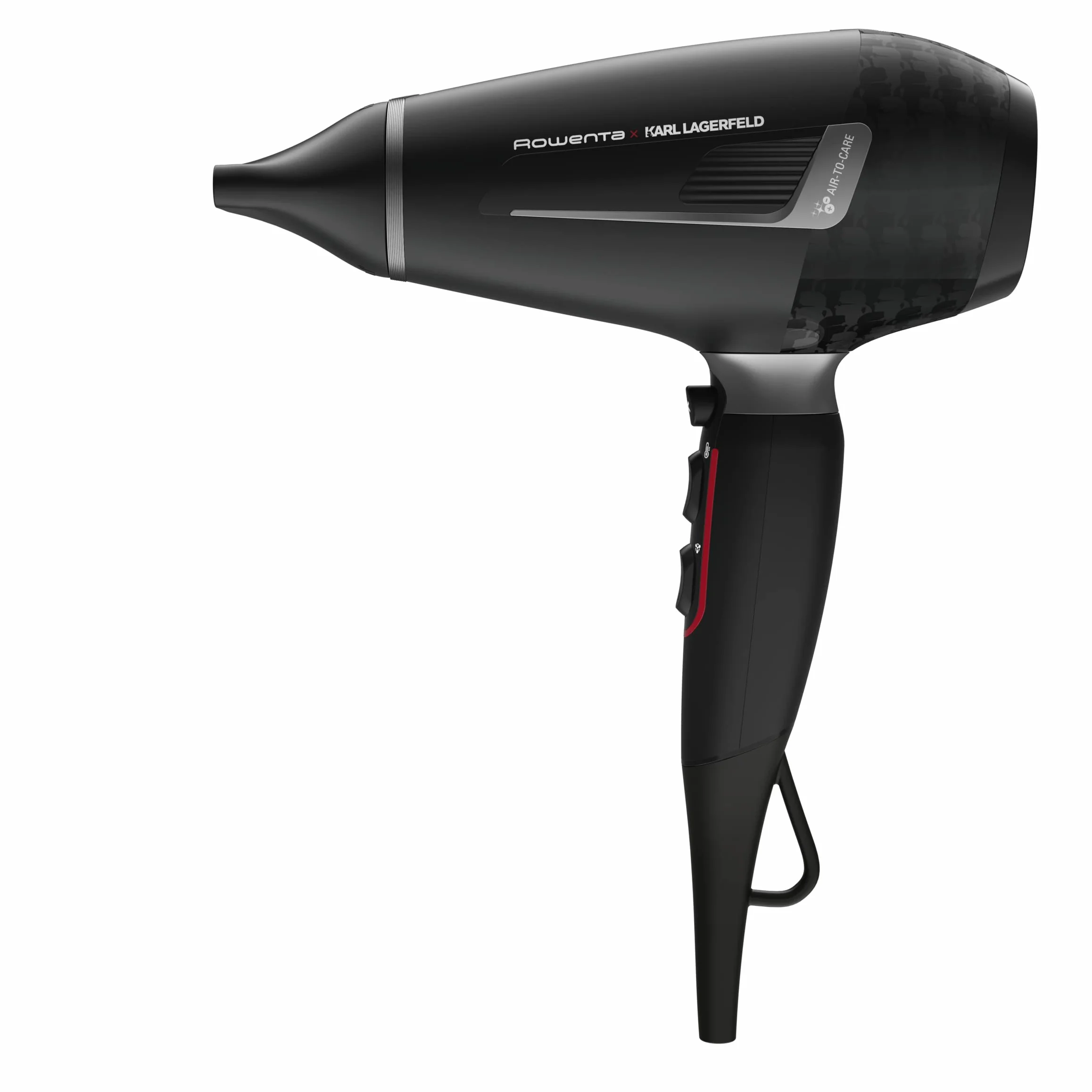 ROWENTA x KARL LAGERFELD | K/Pro Stylist | Suszarka do włosów | Silnik Pro AC 2200 W Ultraszybkie suszenie Ionic Booster Shine System Kompletny zestaw akcesoriów CV888LF0