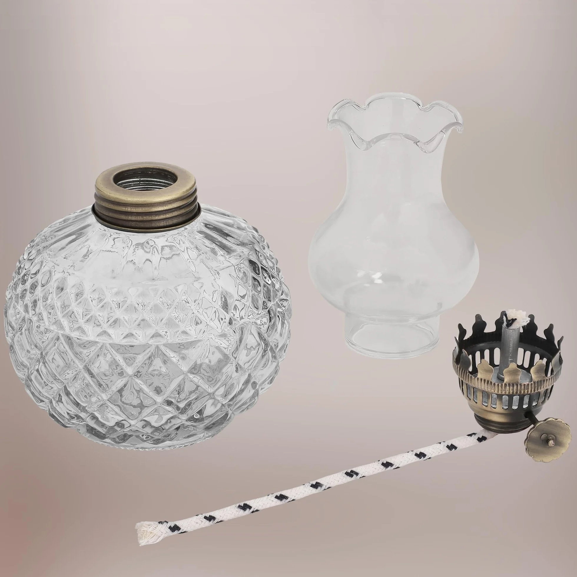 KOTARBAU Lampa naftowa mini 19 cm Szkło