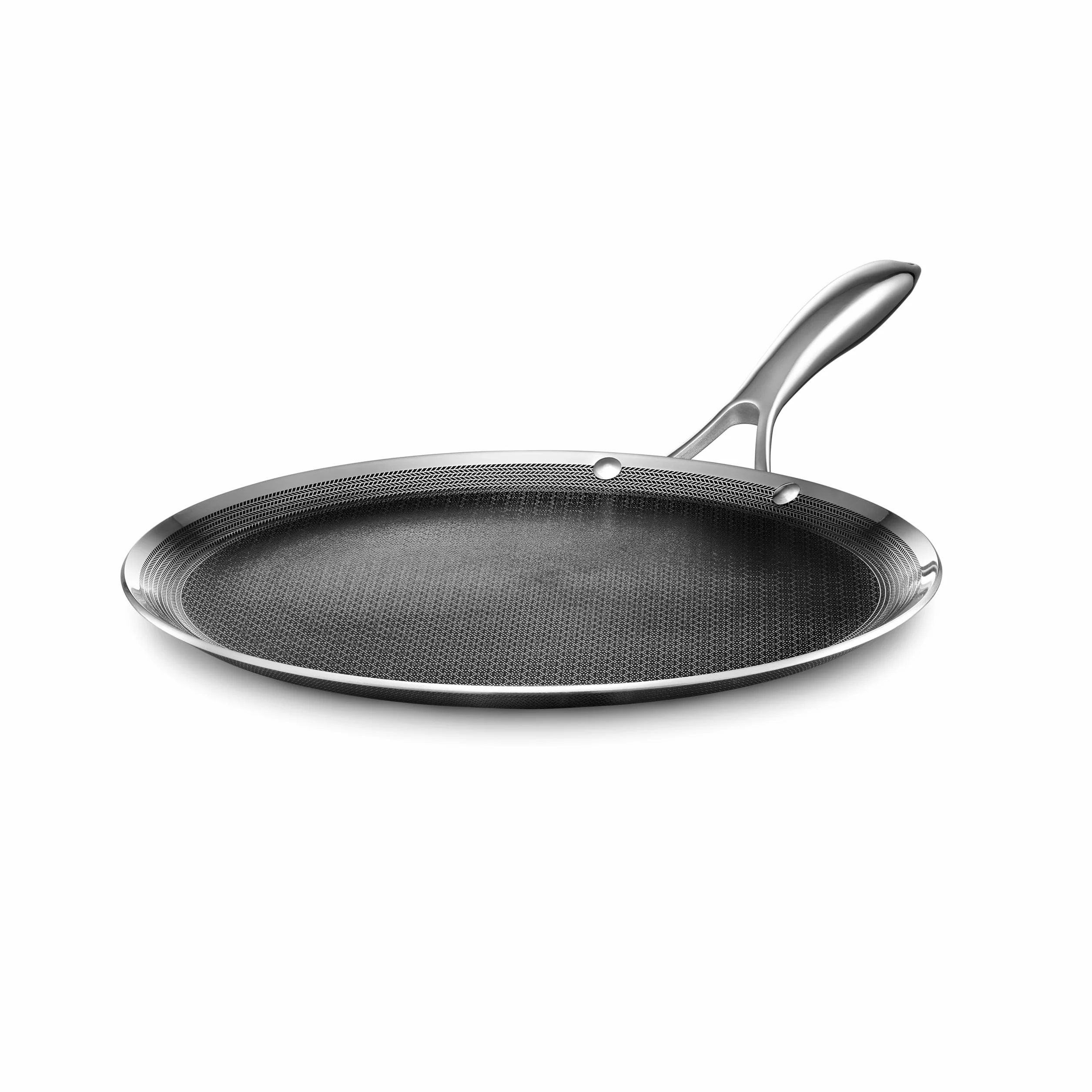 HexClad Patelnia grillowa 30 cm hybrydowa stal nierdzewna nieprzywierająca