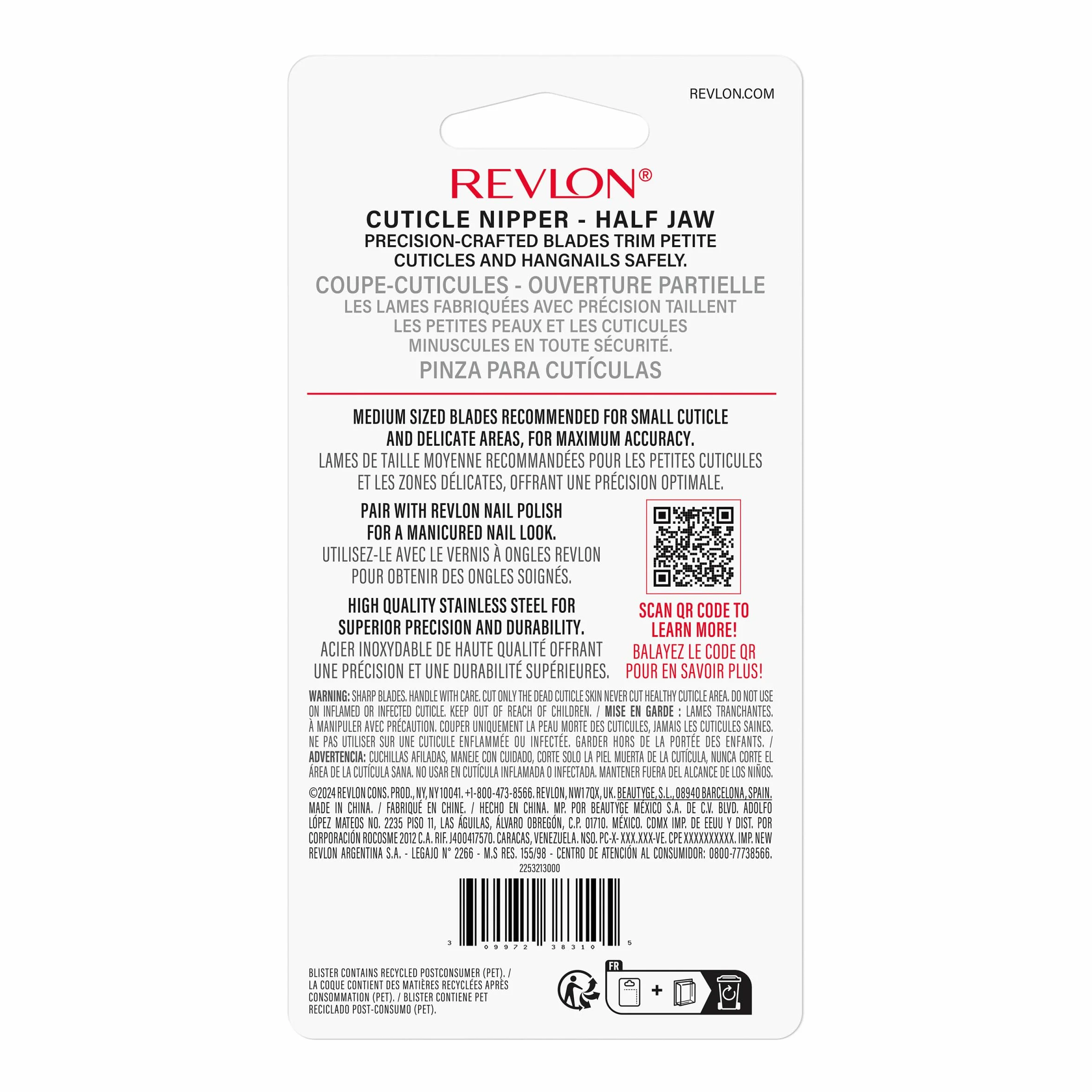 Revlon szczypce do skóry, Half-Jaw
