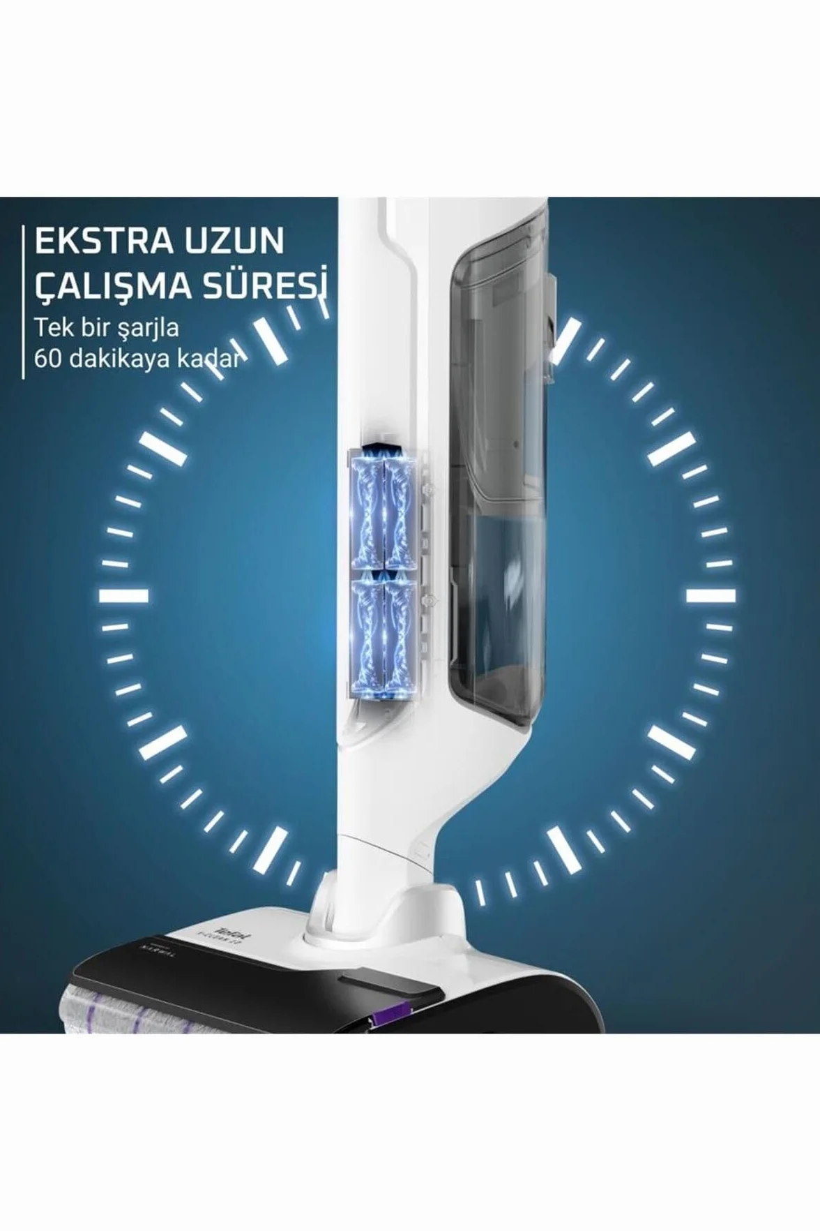 Tefal X-Clean 10 Odkurzacz do czyszczenia mokrych podłóg, odkurzacz czyści i suszy