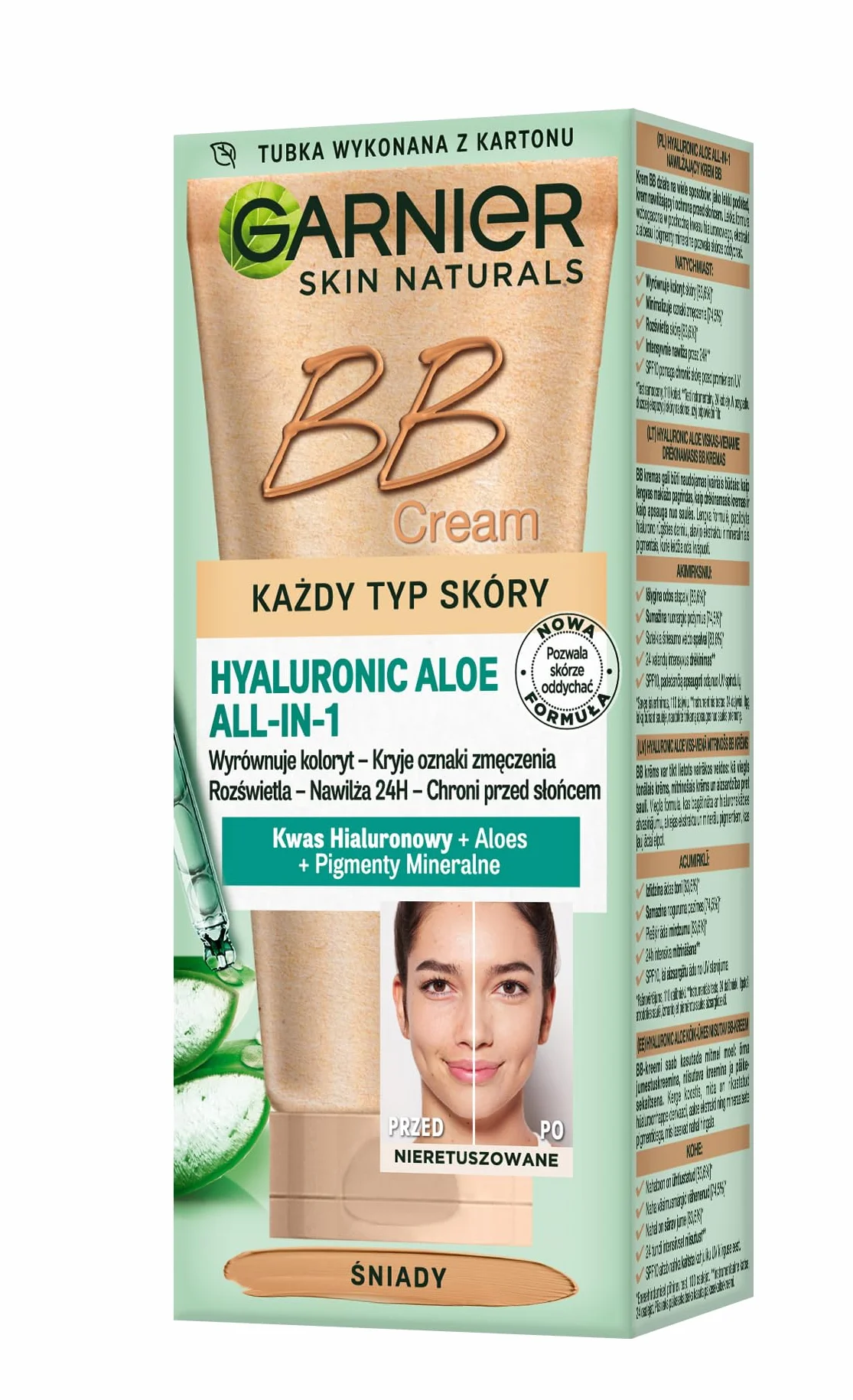 Garnier Skin Naturals Krem Bb, Śniady, 50 ml