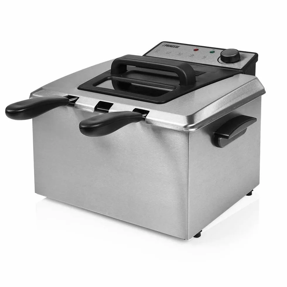 Princess Frytkownica 5L 3 Kosze Zimna Strefa Regulowany Termostat Metal