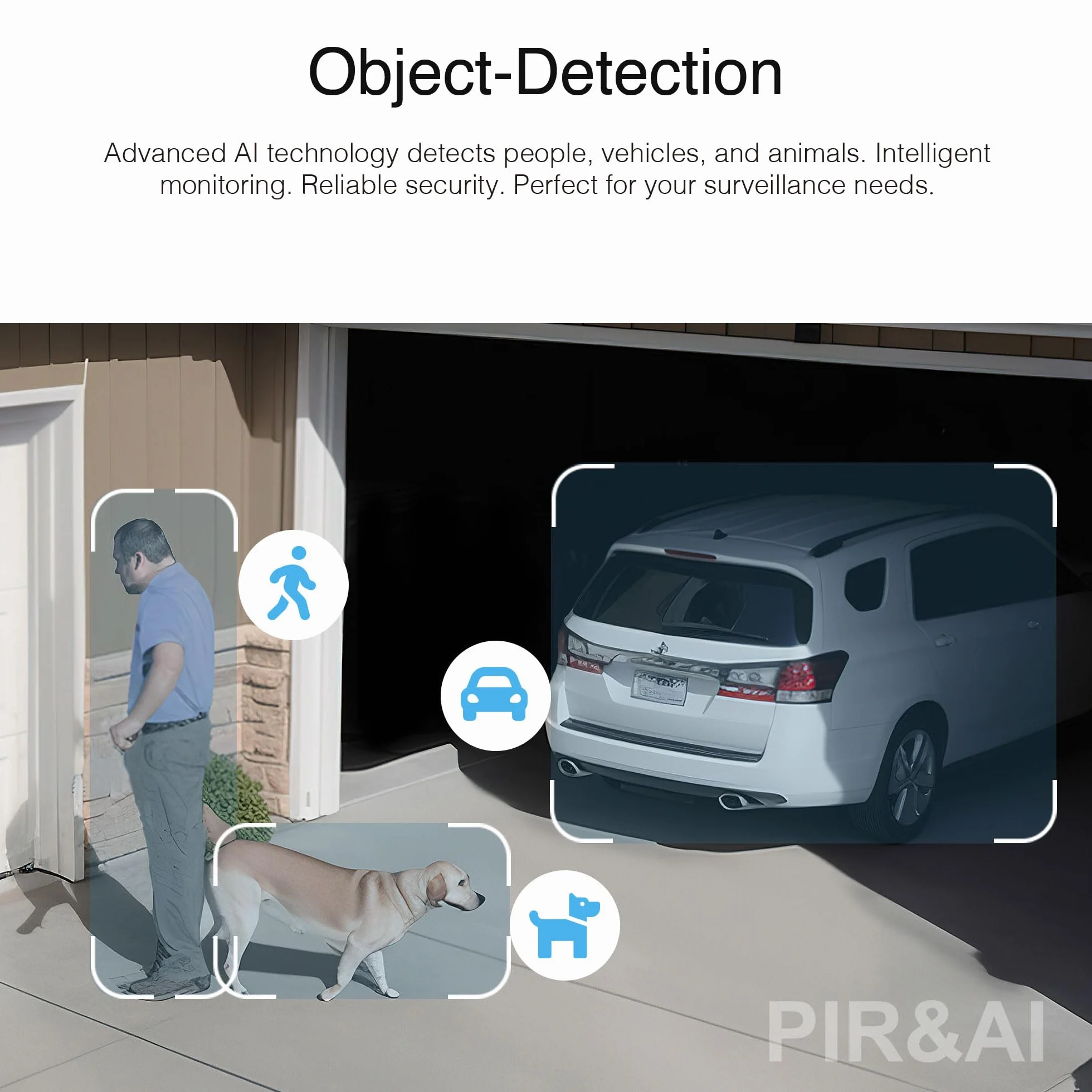 INSTAR IN-8403 2K + PoE biała - LAN/PoE kamera monitorująca z AI (AI), kamera IP, Power Over Ethernet, PIR, widoczność w nocy, do użytku wewnątrz i na zewnątrz, HomeKit - MQTT