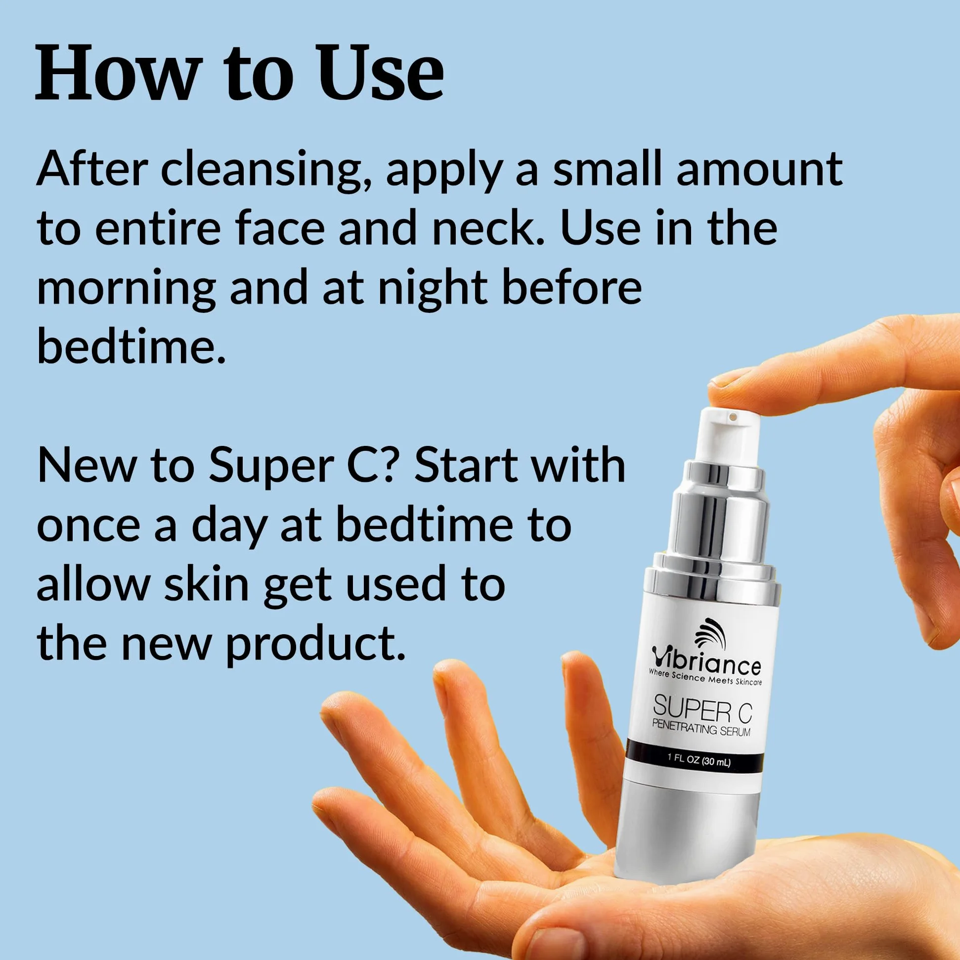 Vibriance Super C serum do skóry dojrzałej, wyprodukowane w USA, formuła All-In-One Hydrates, Firms, Lifts, Targets Age Spots, Wrinkles, & Smooths Skin, The Original Super C Serum - 30 ml (30 ml),