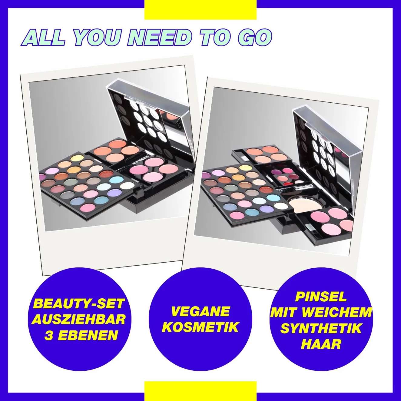 ZMILE Cosmetics Zestaw do Makijażu, All You Need To Go, Kosmetyki Wegańskie