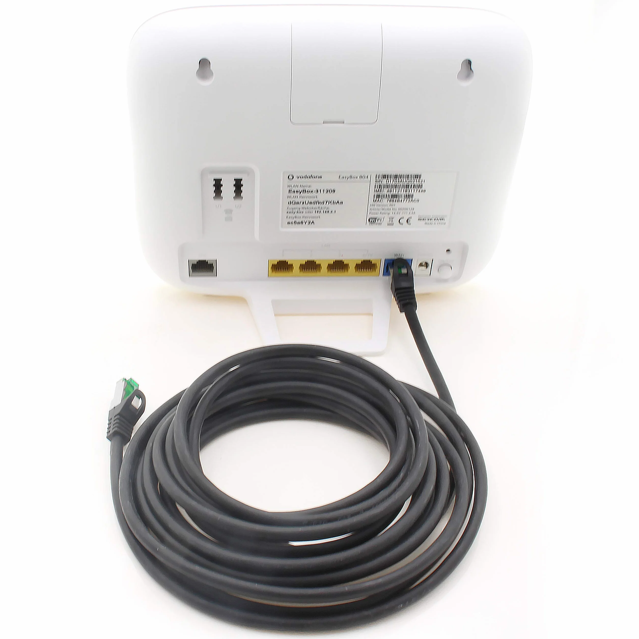1aTTack.de kabel Ethernet cat.7, sieć LAN, 10 GBASE-T - 10 000 Mbps (Sftp Pimf) podwójnie ekranowany kabel przyłączeniowy RJ45, wtyczka cat.6a