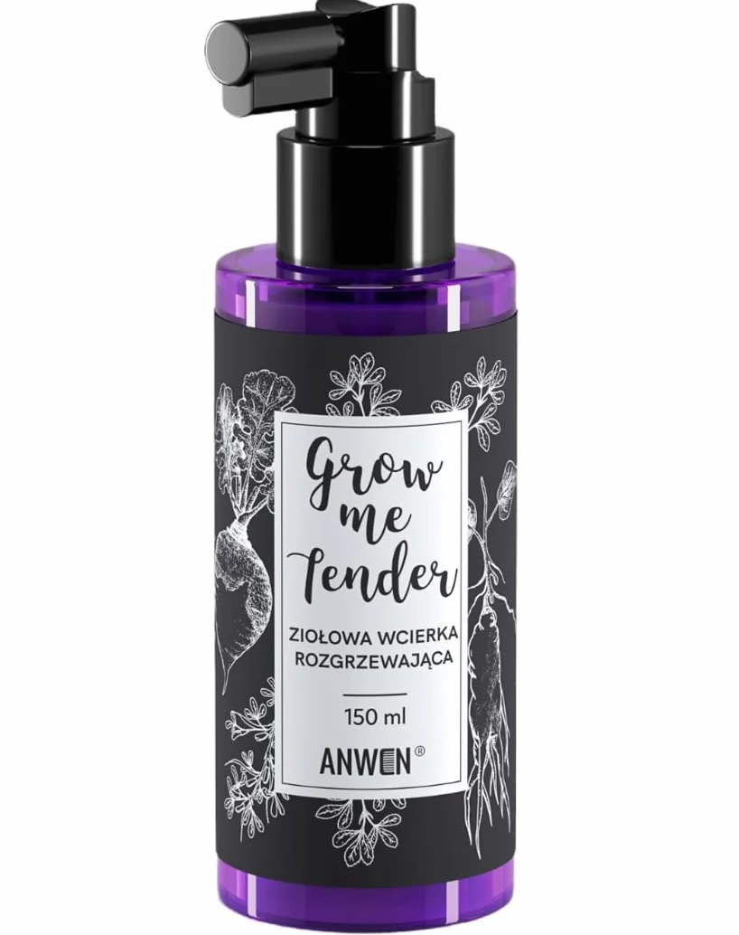 Anwen Grow Me Tender150ml ziołowa wcierka na wypadanie włosów