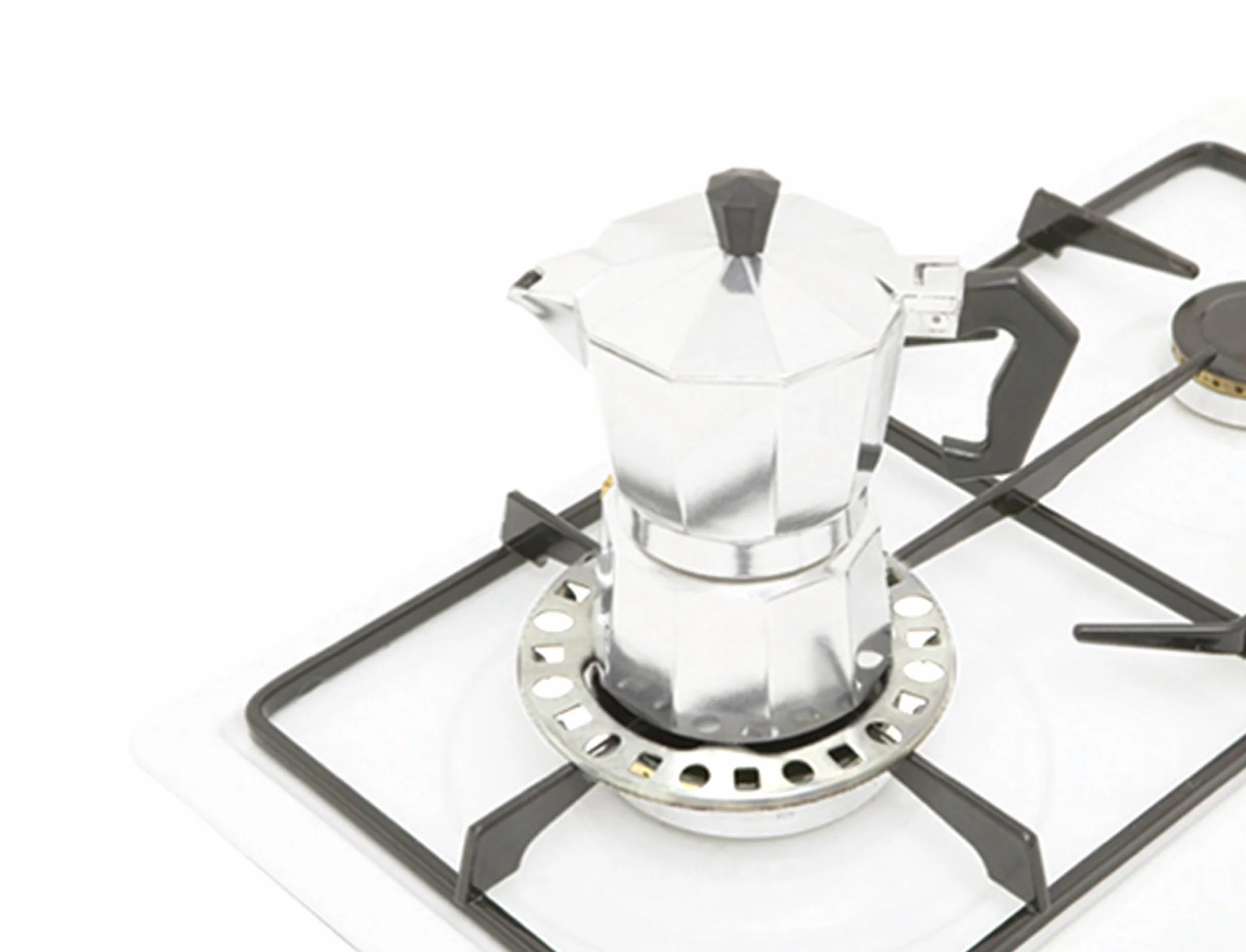 KitchenCraft pierścień gazowy reduktor Trivet, ocynkowane żelazo, 12 cm
