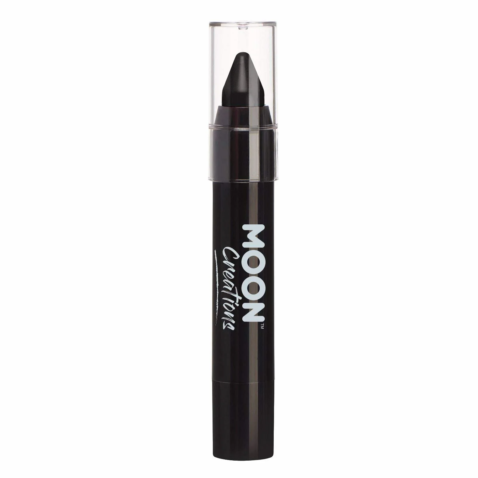 Moon Creations Kreda do malowania twarzy 3,2 g czarny odporna na pot i wodę
