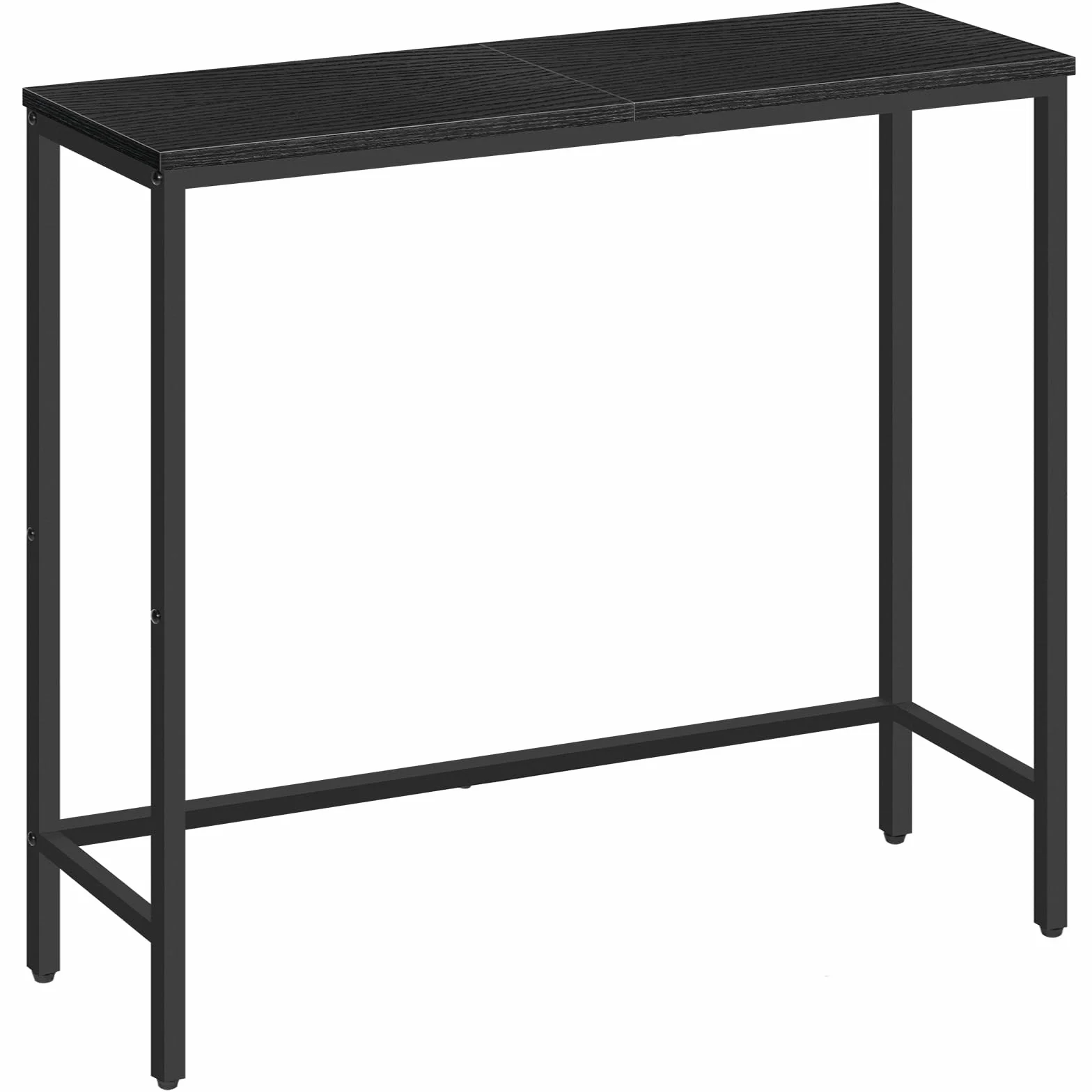 HOOBRO BK75XG01 Wąski stolik konsolowy, czarny do przedpokoju salonu sypialni