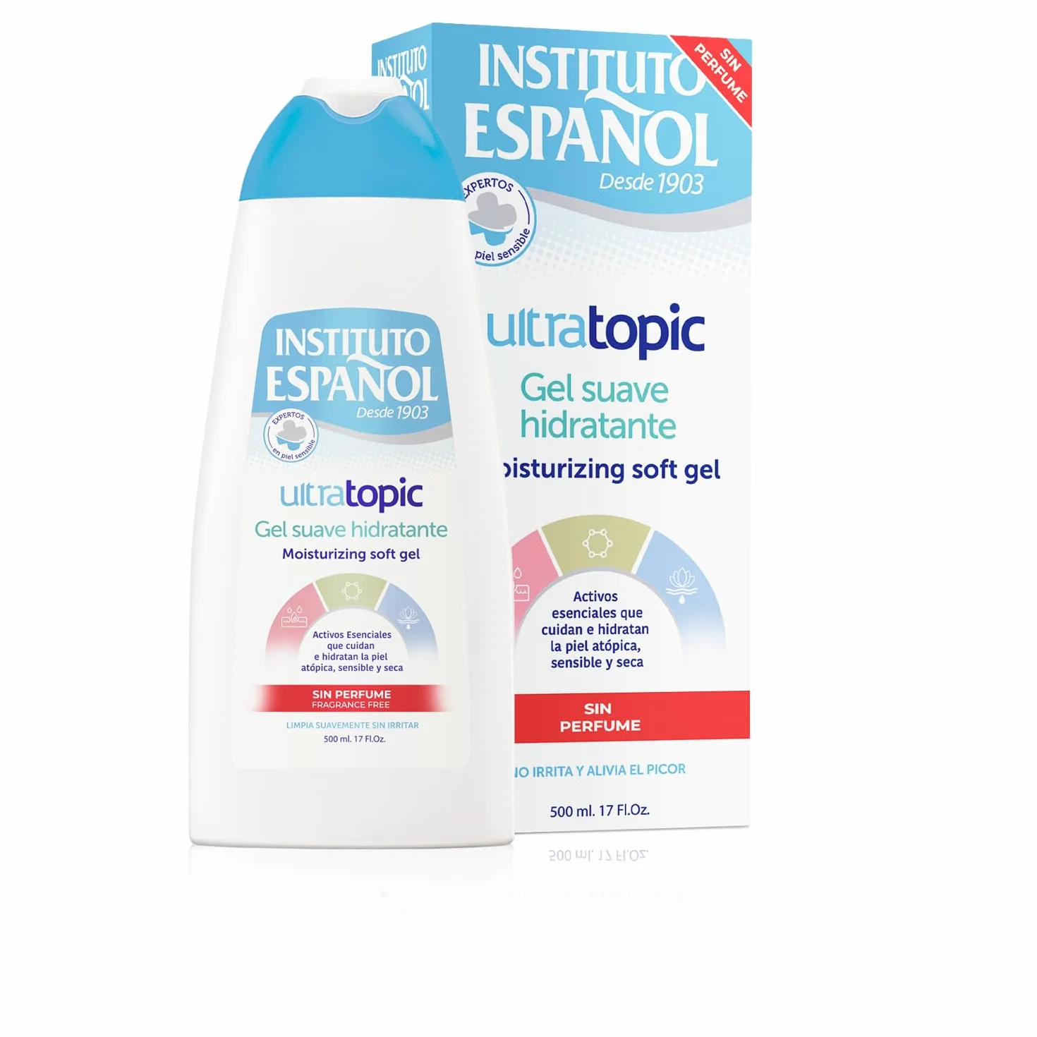 Instituto español Ultratopic Soft Gel - 500 ml