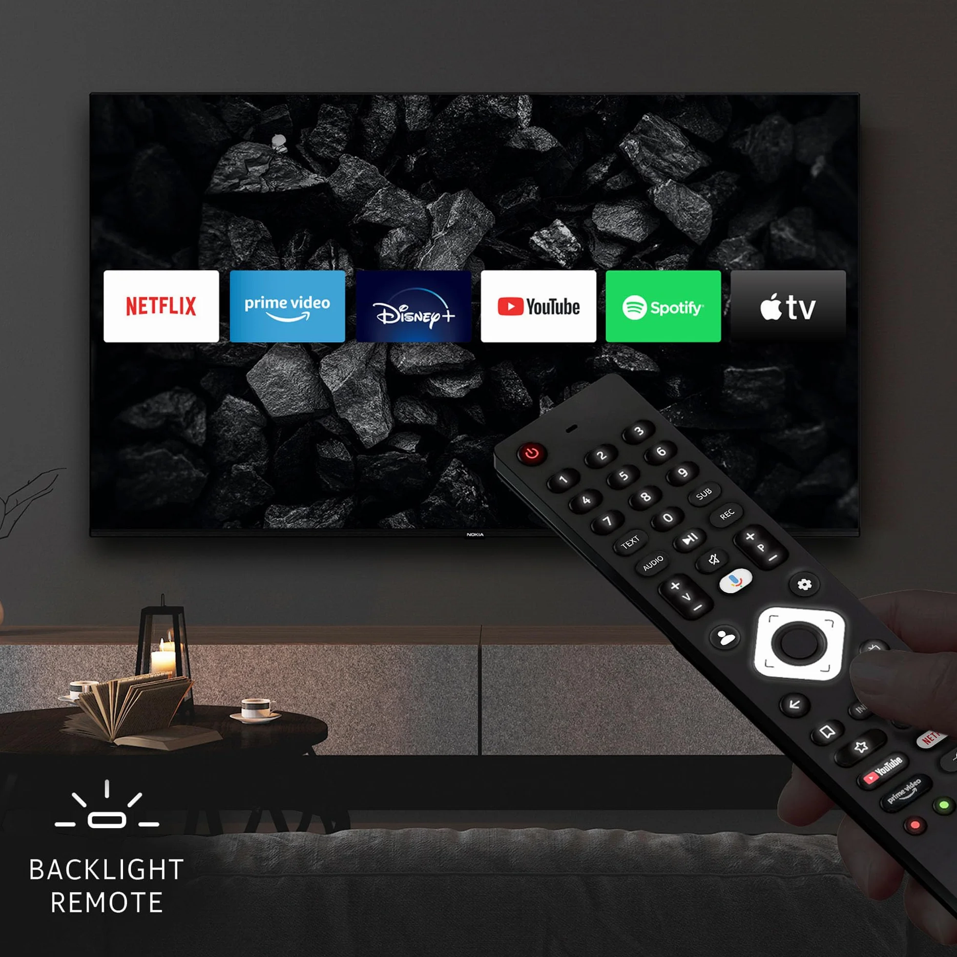 NOKIA 24 Cali (60 cm) Google TV 24” HD 12V (WLAN, Triple Tuner DVB-C/S2/T2) – HN24GE320C - 2023