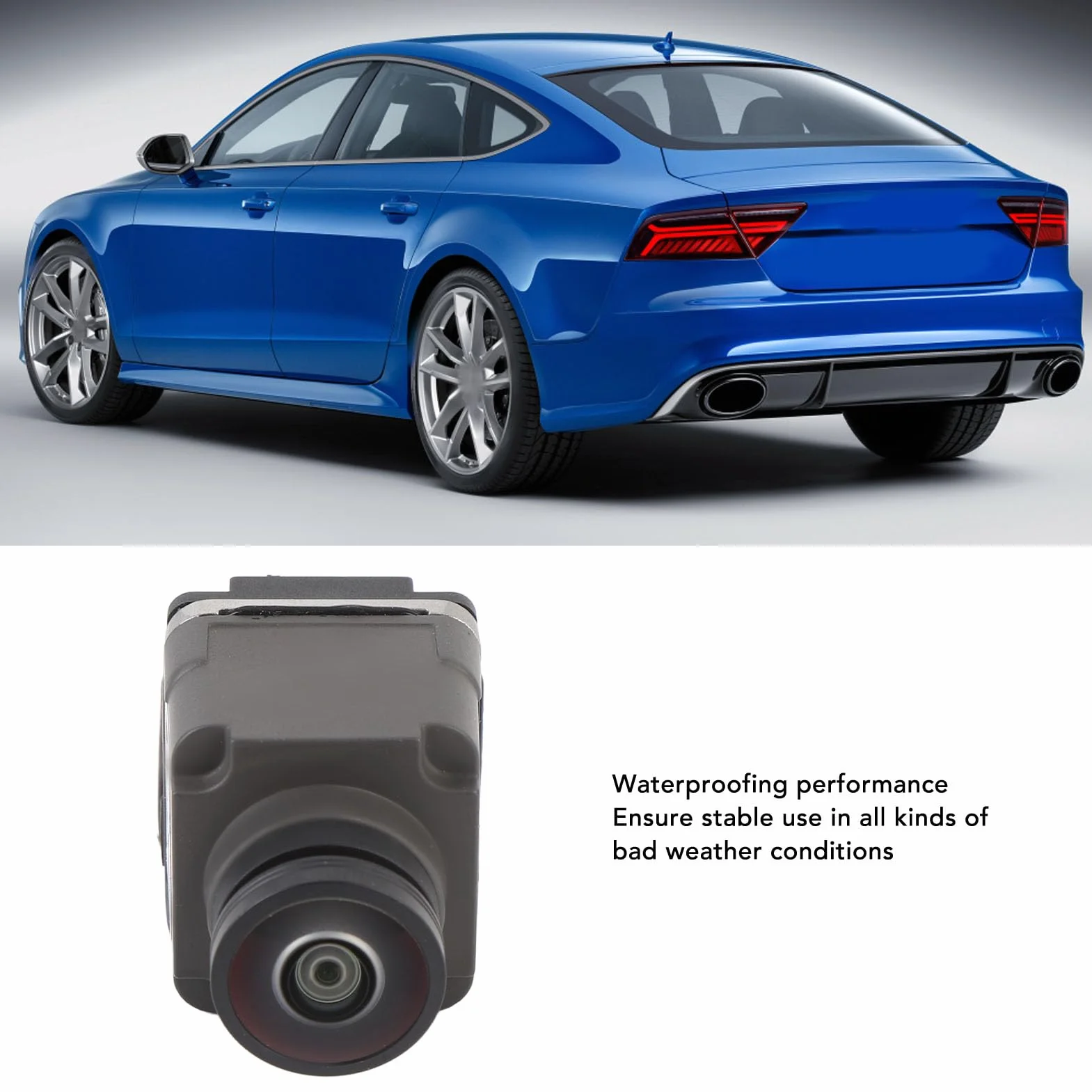 Kamera Zapasowa Tylnego Widoku, 7P6980551C 7P6.980.551C Wysokiej Rozdzielczości Odporna od Wstrząsu Parkingowa Wymiana Kamery Odwrotnej dla Awangardowych Allroad S6 S8 RS6 RS7