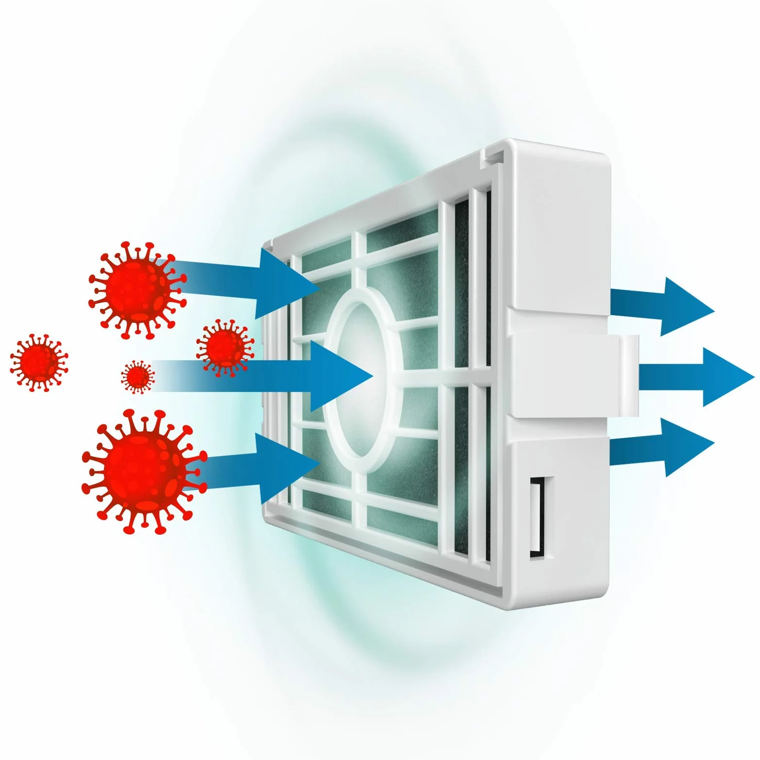 Wessper Filtr powietrza do lodówki Whirlpool 6 szt