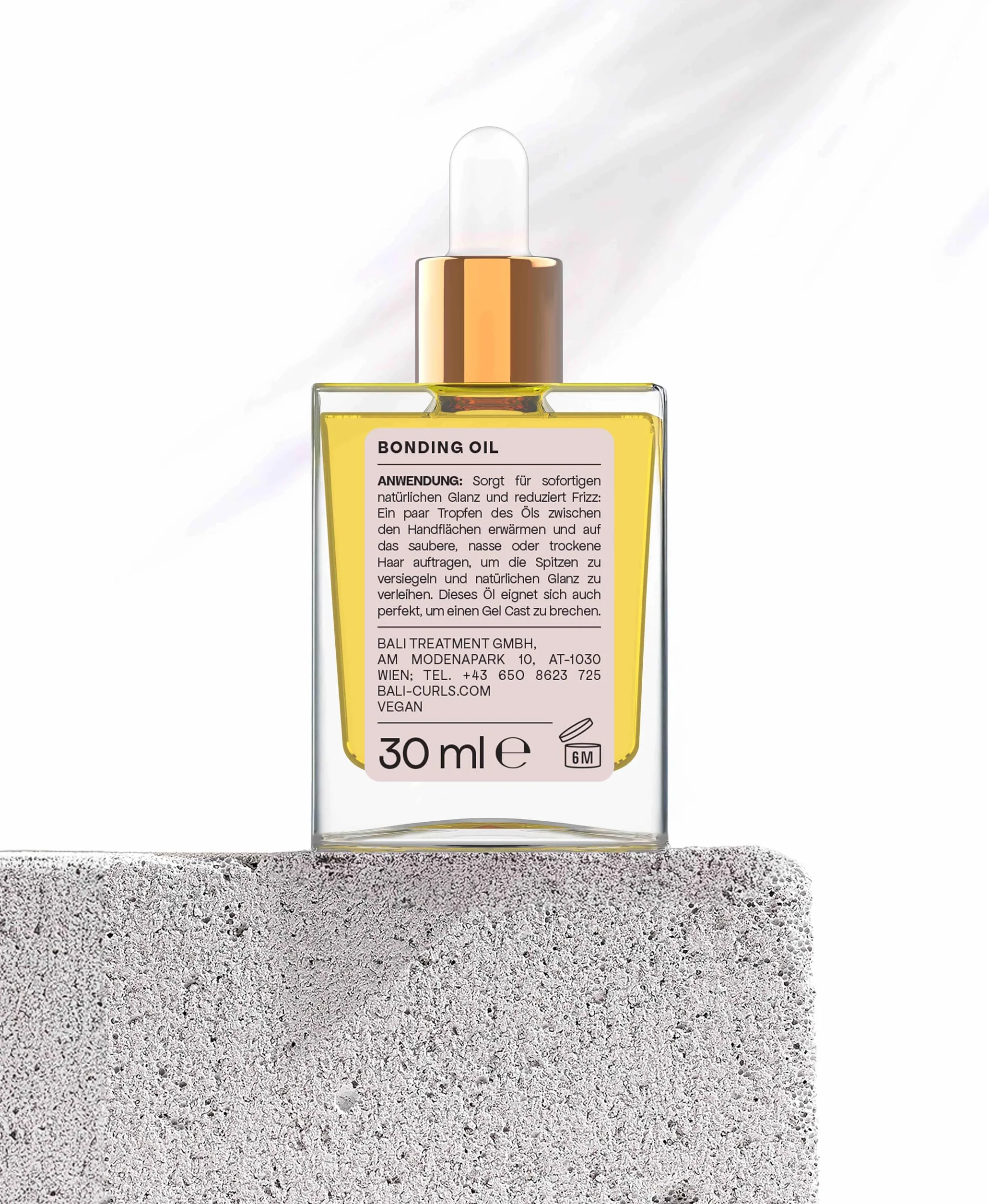 BALI CURLS Bonding Oil – lekki olejek do włosów bez silikonów – nawilżający olejek do pielęgnacji loków – olejek do włosów suchych – zapewnia gładkie i błyszczące włosy, 30 ml