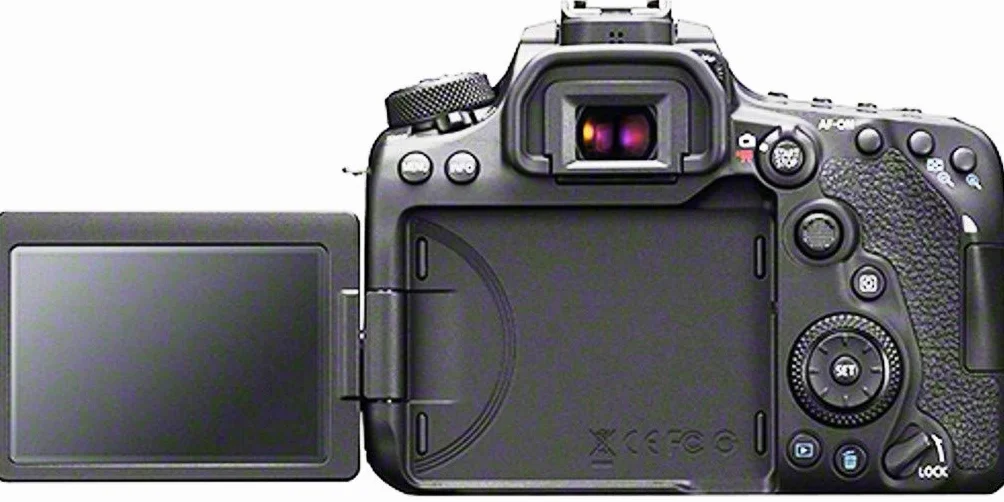 Canon EOS 90D obudowa lustrzanki (32,5 megapikseli, 7,7 cm (3"), Bluetooth, wyświetlacz Vari-Angle Touch, czujnik APS-C, 4K, Full HD, DIGIC 8, WLAN), czarna