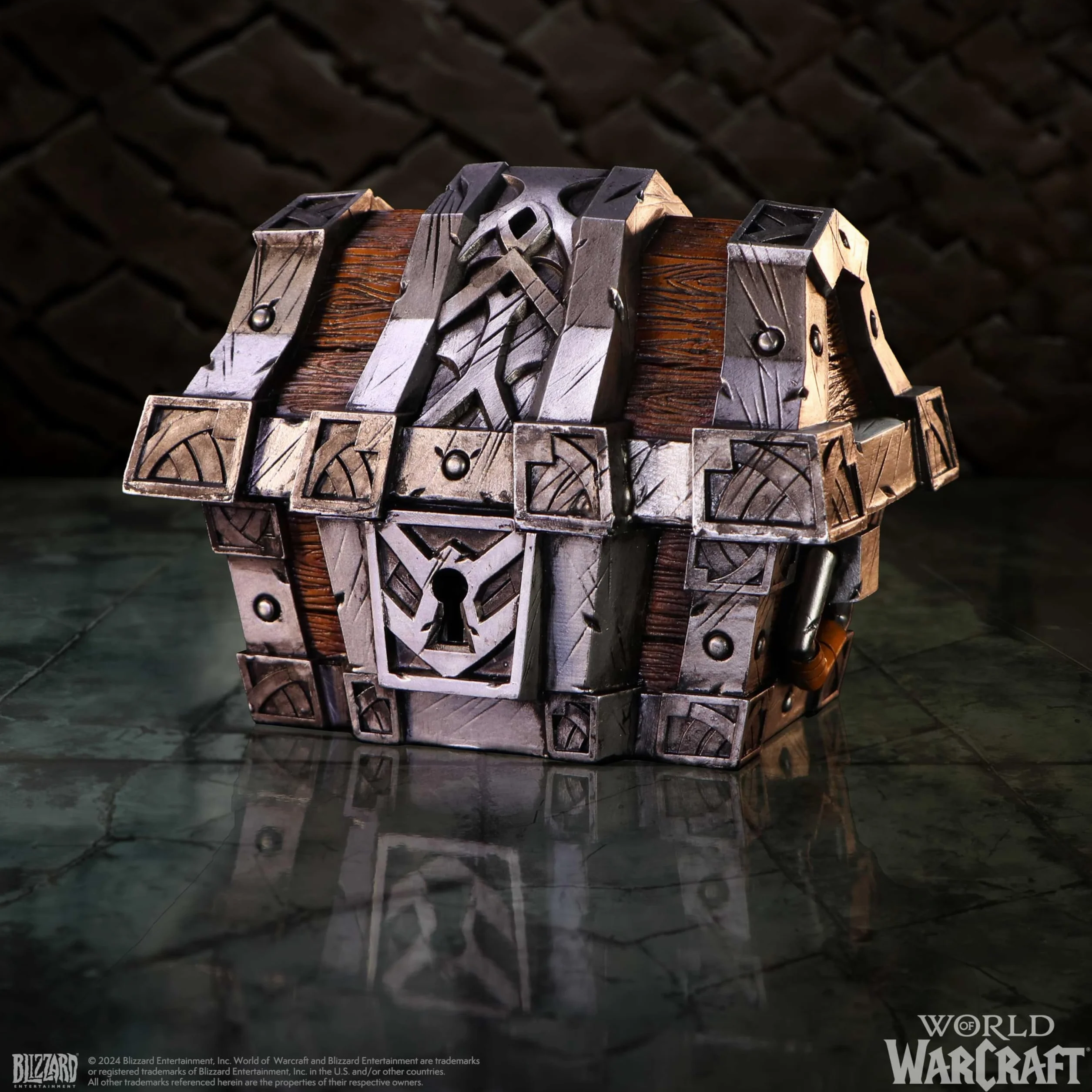 Nemesis Now World of Warcraft Srebrna skrzynia skarbów 10,5 cm żywica