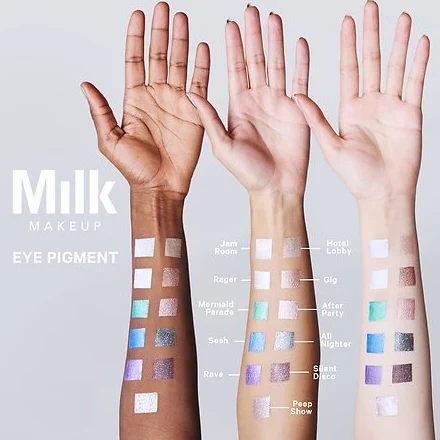 Mleczko Makijaż pigment do oczu (parada syrenki - zielony)