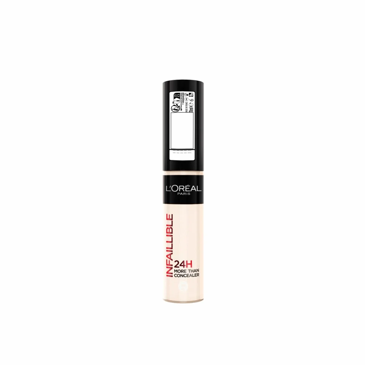 L'Oréal Paris Infallible More than Concealer korektor do twarzy, perfekcyjne krycie i trwałość do 24h, 320 Porcelain, 11 ml