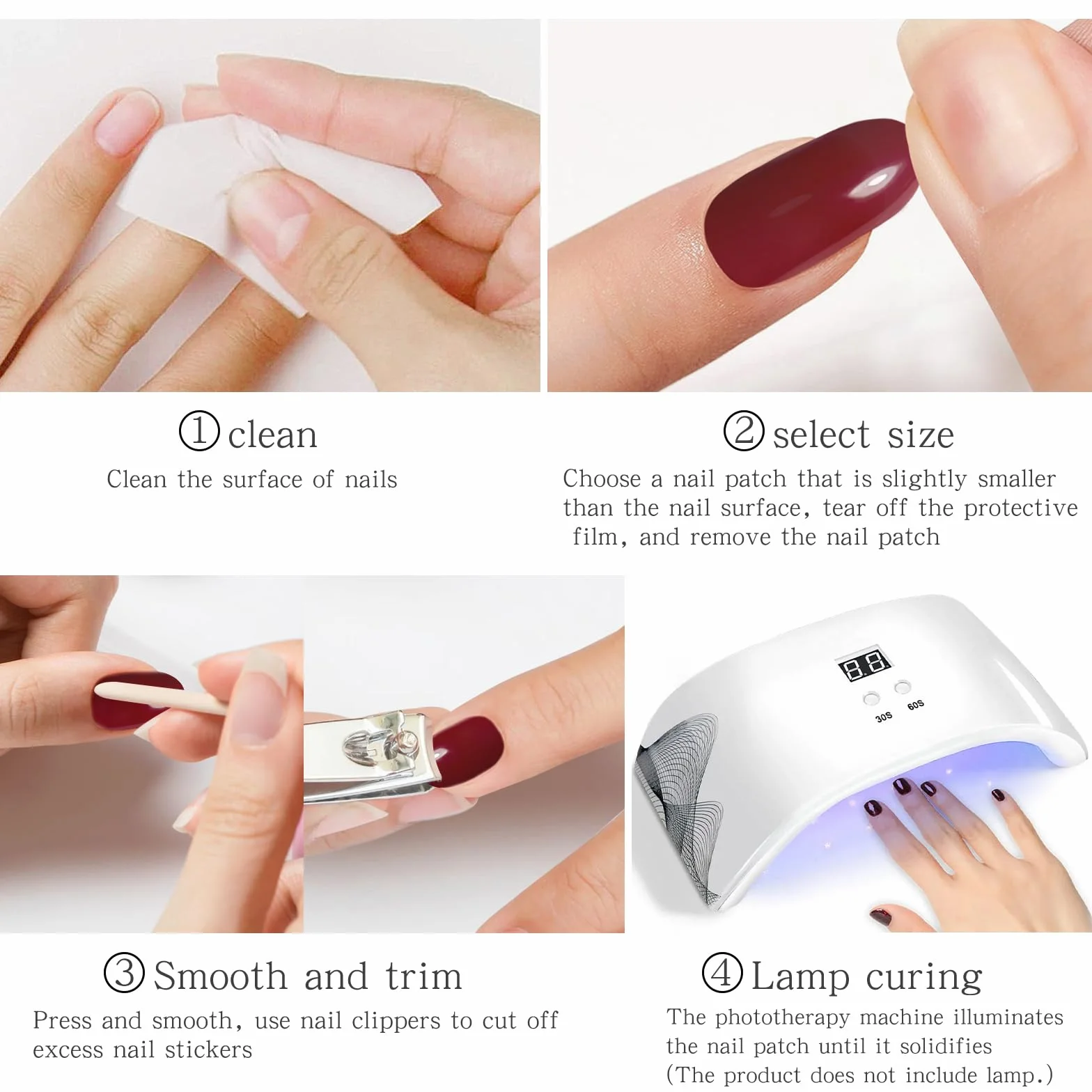 JMEOWIO Naklejki żelowe do paznokci Kolorowy kwiat Brokat Częściowo utwardzone żelowe paski/owijki do paznokci Materiały UV/LED Nail Art Zdobienie paznokci Akcesoria dekoracyjne