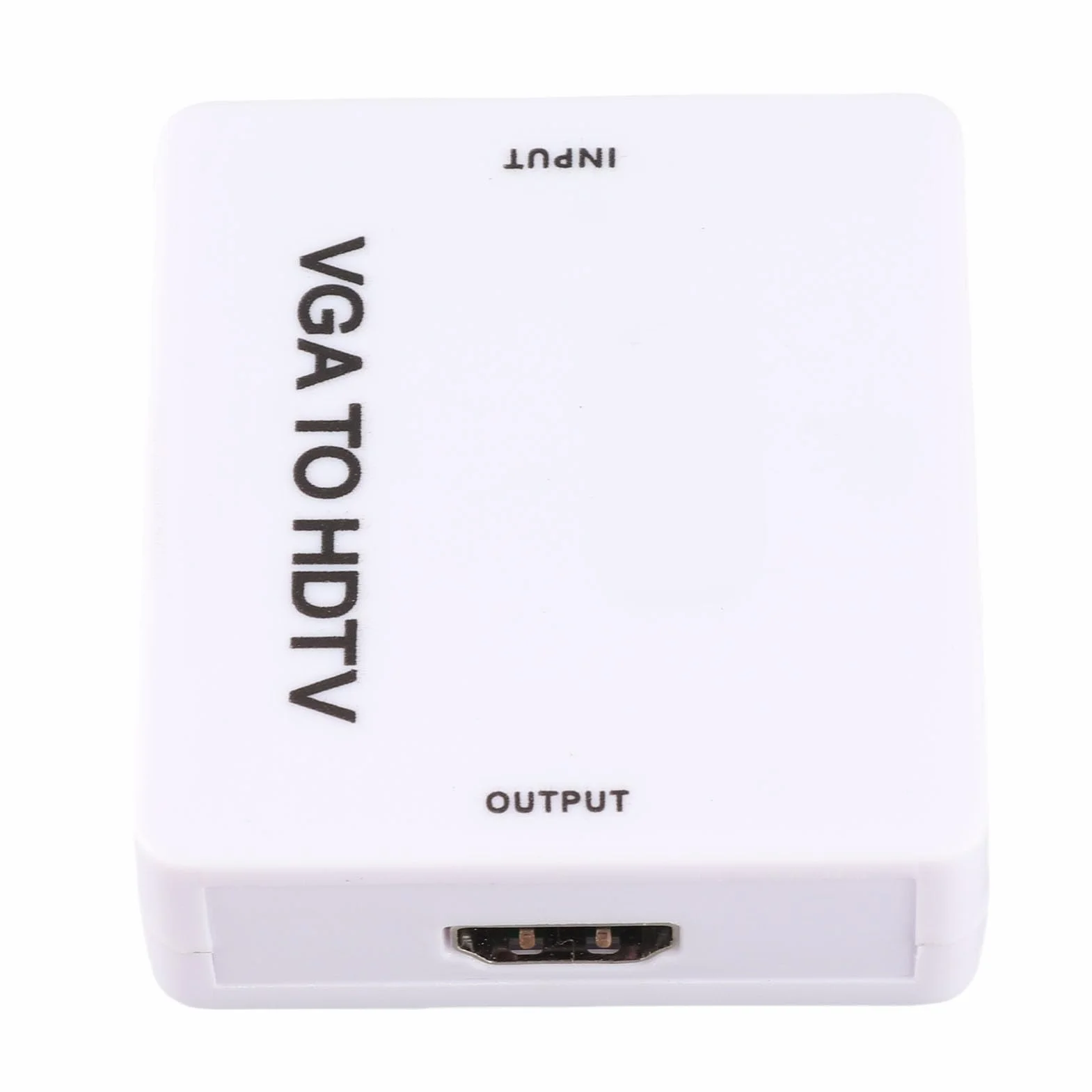 Konwerter Vga na HDMI Konwerter Mini Konwerter Vga na HDMI 1080P Adapter Vga2Hdmi na Komputer Stacjonarny Projektor Dvd na Hdtv