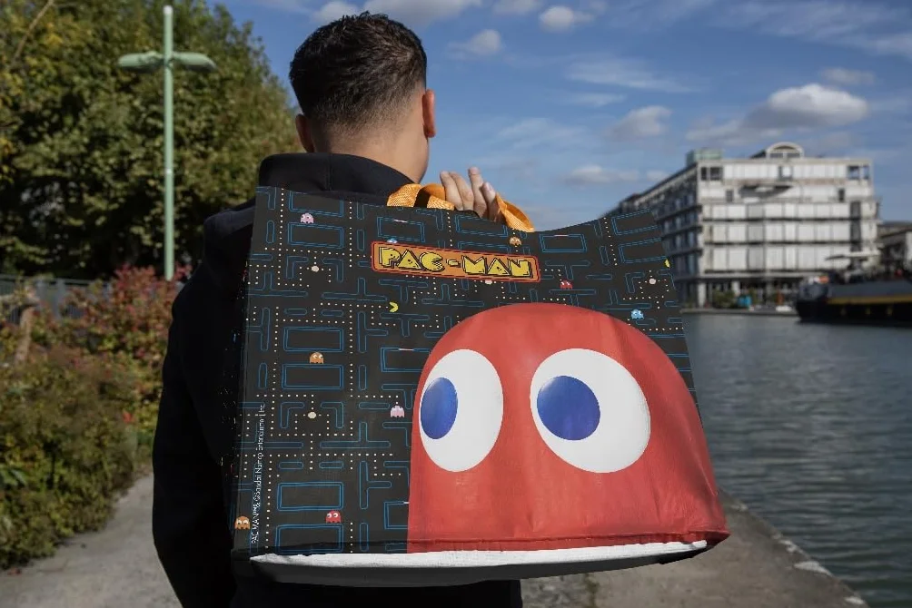 Pac Man Bolsa Reciclada