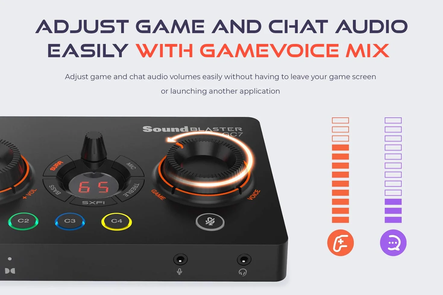 Creative - Karta dźwiękowa Sound Blaster GC7 Next Gen Gaming USB
