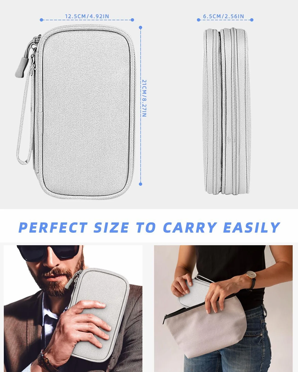 Torba na kable,organizer do torby na elektronikę, organizer do torby na kable podróżny na zasilacz, kabel, ładowarka, power bank,organizer podróżny na kabel do ładowania telefonu komórkowego