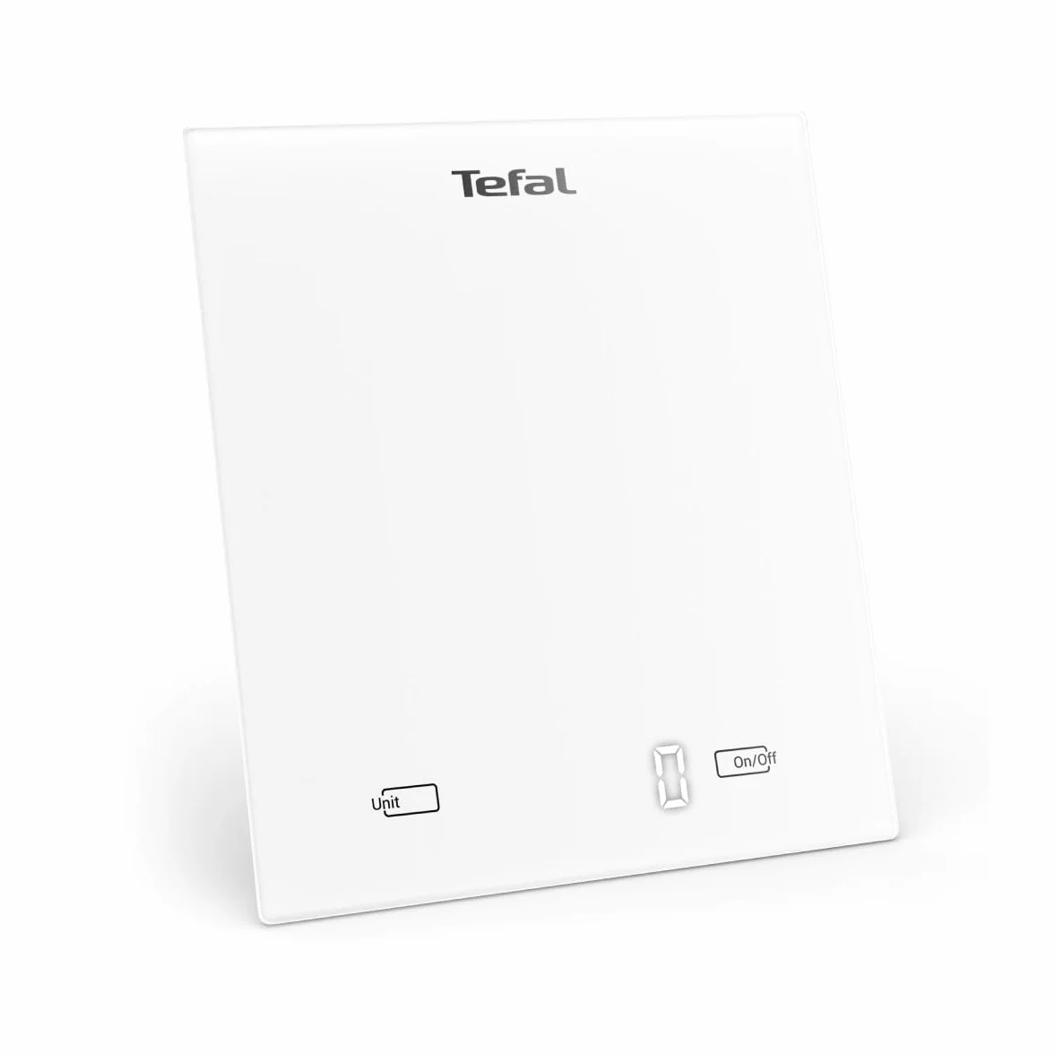 Tefal Essential waga kuchenna 5 kg BC5504V0, jednostki g/kg/ml lb/oz, funkcja tary, biała