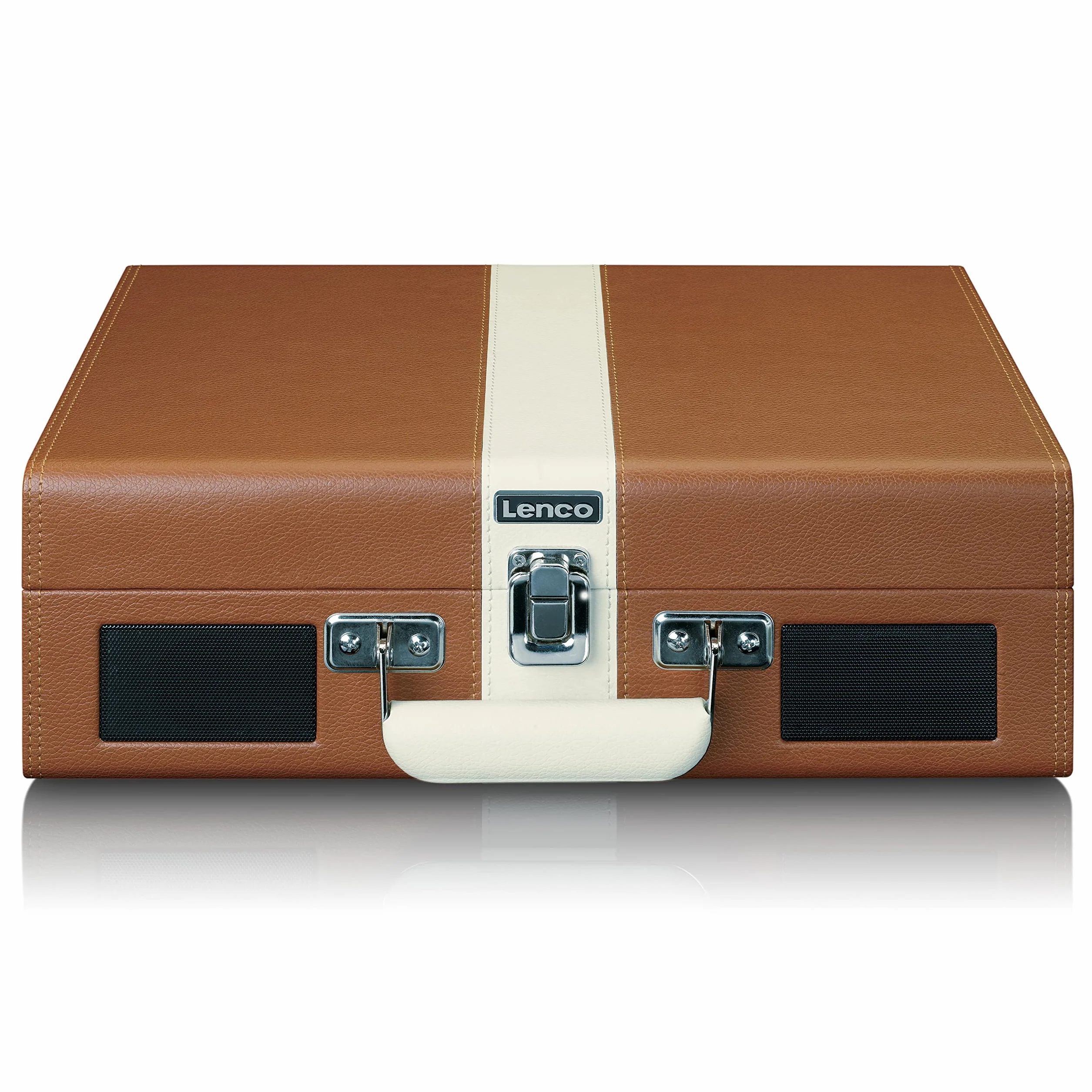 Lenco Wzmocniony gramofon (Tt-120 Brown), z głośnikami i Bluetooth 5.0