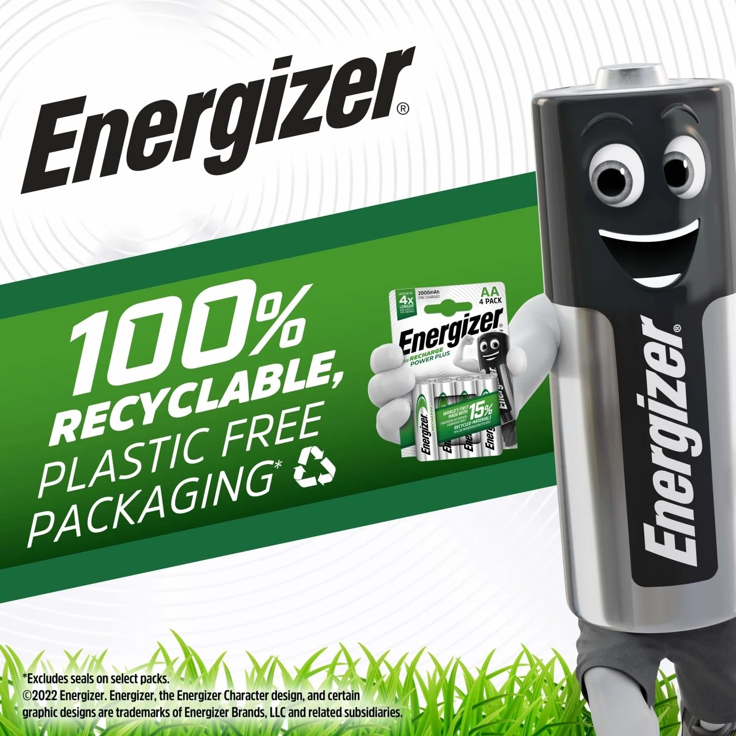 Energizer Power Plus NH12 700 BP4 Pre-Ch Akumulatory, Srebrny, 4 Sztuki