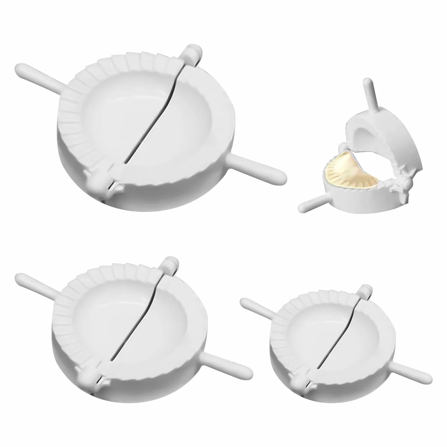 Zestaw foremek do pierogów 3-częściowy 6,8 cm 7,8 cm 8,8 cm