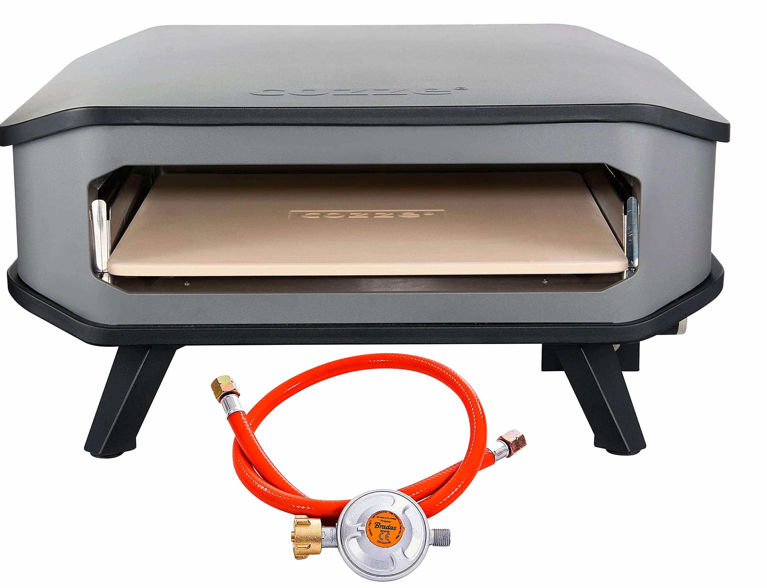 Cozze Gazowy Piec do Pizzy 17" Szary Czarny