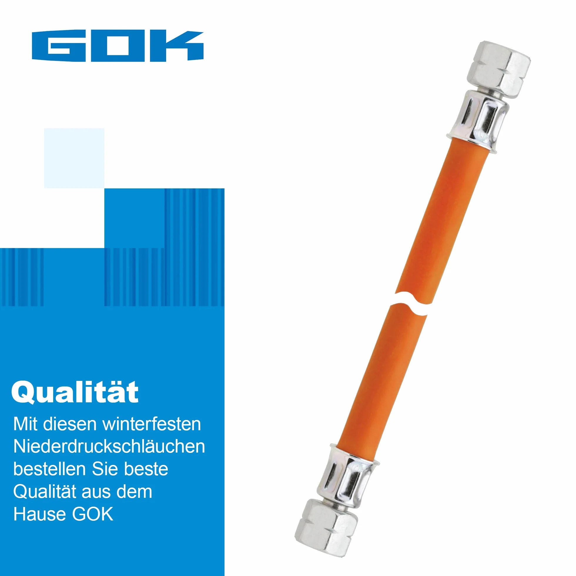 GOK Wąż gazowy Propan G 1/4 LH-ÜM 1,5 m
