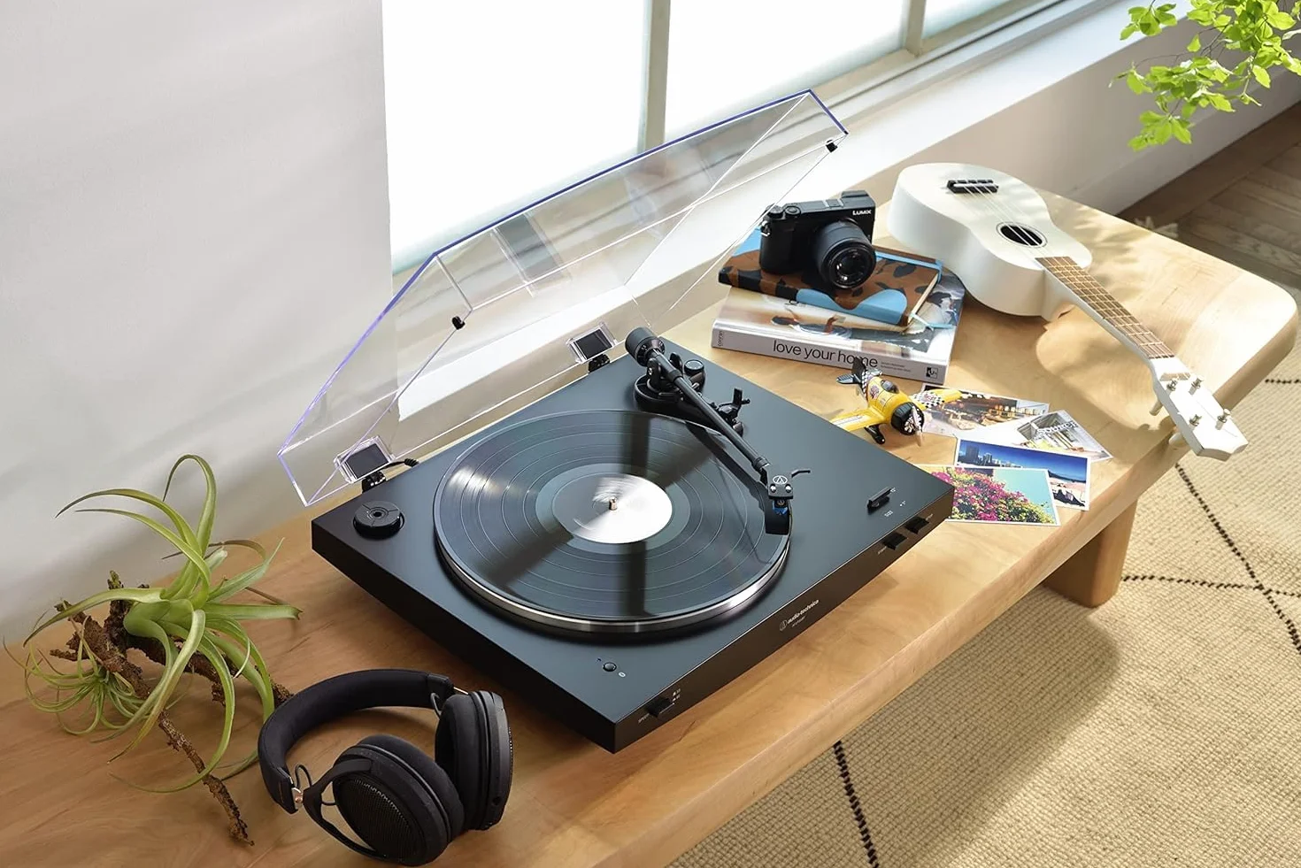 Audio-Technica LP3XBTBK Automatyczny Gramofon Bezprzewodowy Czarny
