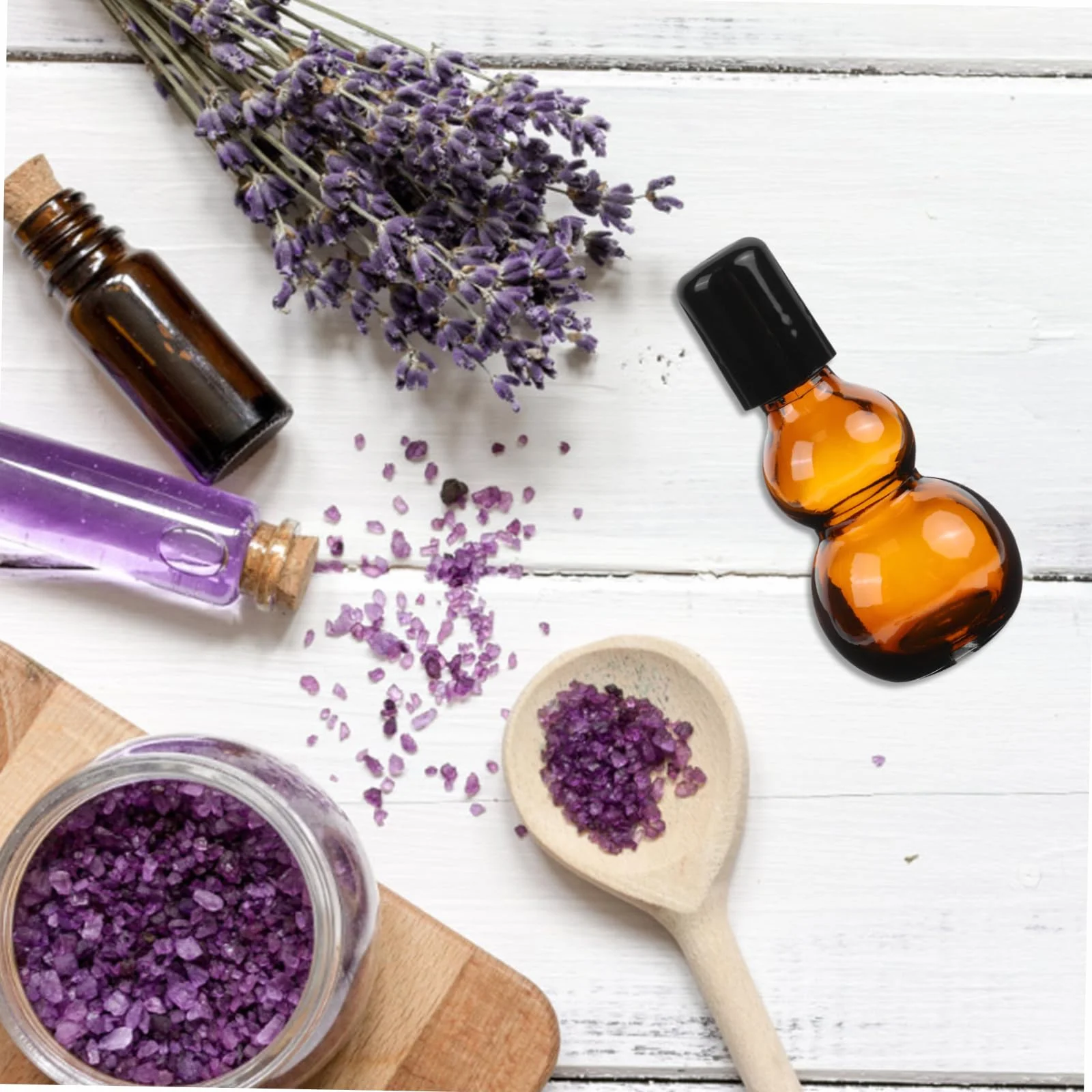 Didiseaon 10 Sztuk Tykwa Kulkowa Butelka Olejku Esencja Sub-Butelka Pusta Perfum Szklana Pojemnik Na Perfumy Butelki Wielokrotnego Użytku Dekoracyjne Butelki Perfum