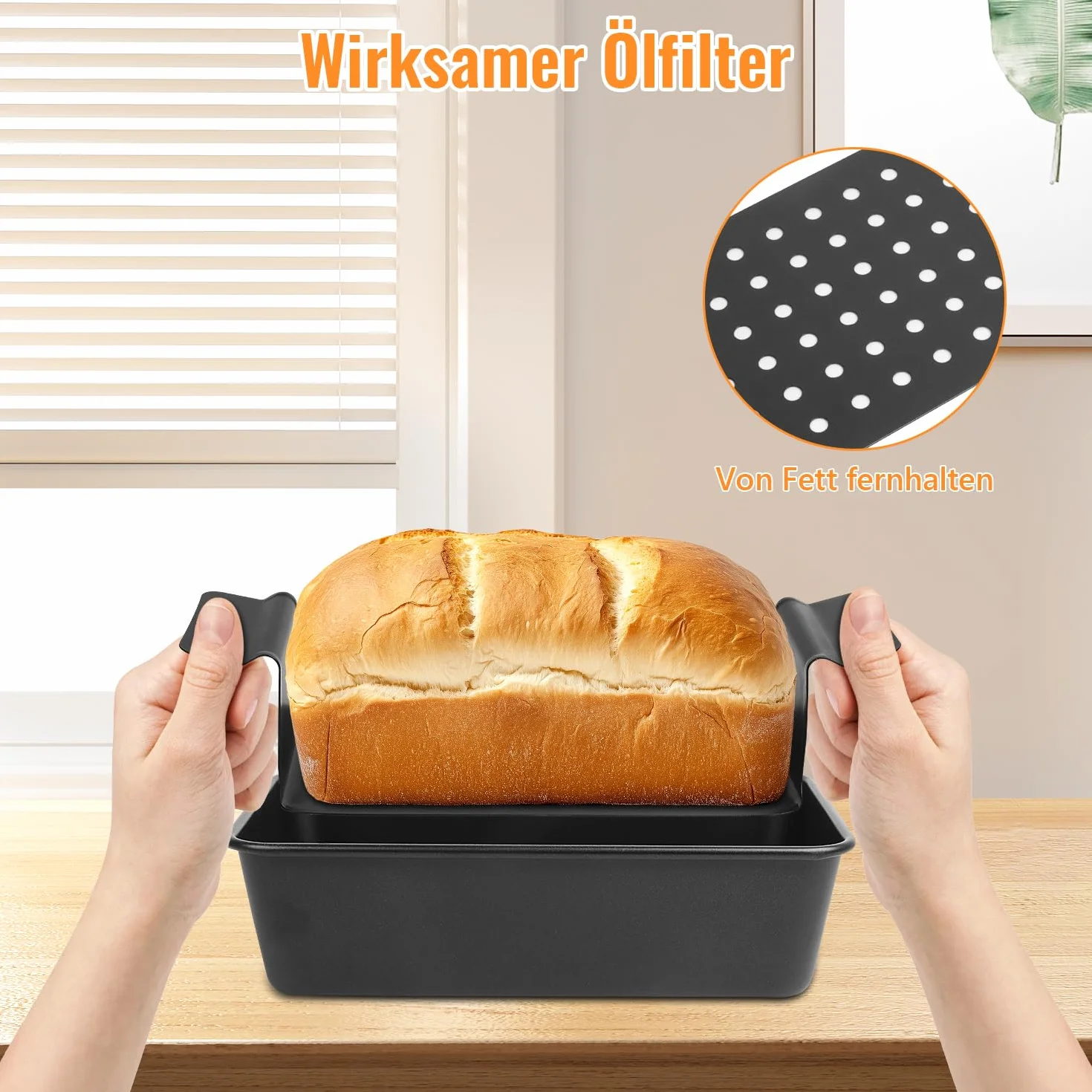 Forma do pieczenia chleba 25 cm stal węglowa prostokątna