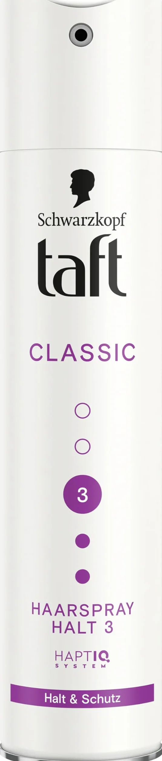 Schwarzkopf Taft Classic lakier do włosów (250 ml), stopień utrwalenia 3 stylizacji włosów, lakier do wszystkich rodzajów włosów, utrwalenie i ochrona, wegańska formuła *