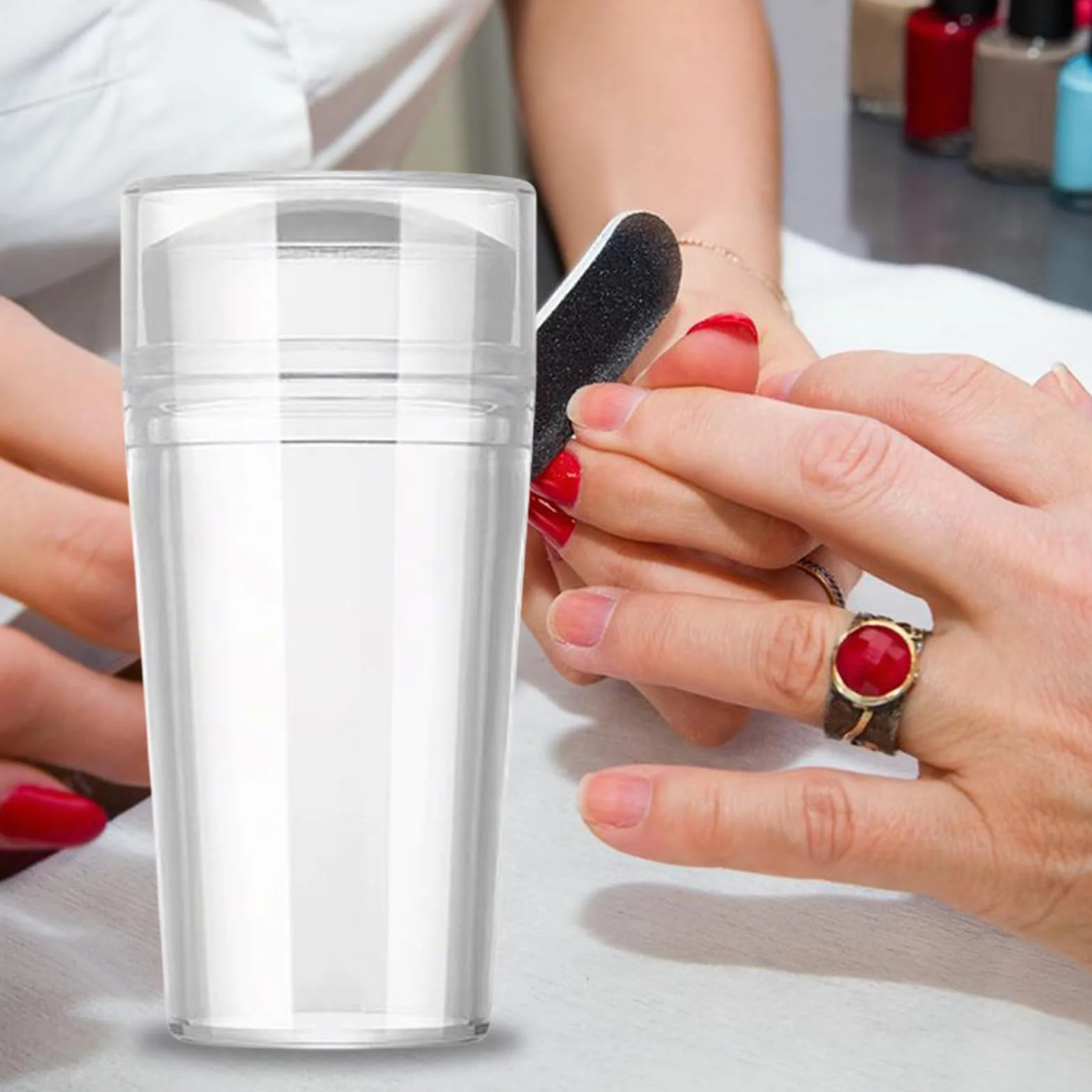 French Tip stemple do paznokci, silikonowe stemple do paznokci, zestaw do manicure, akcesoria do dekoracji domu