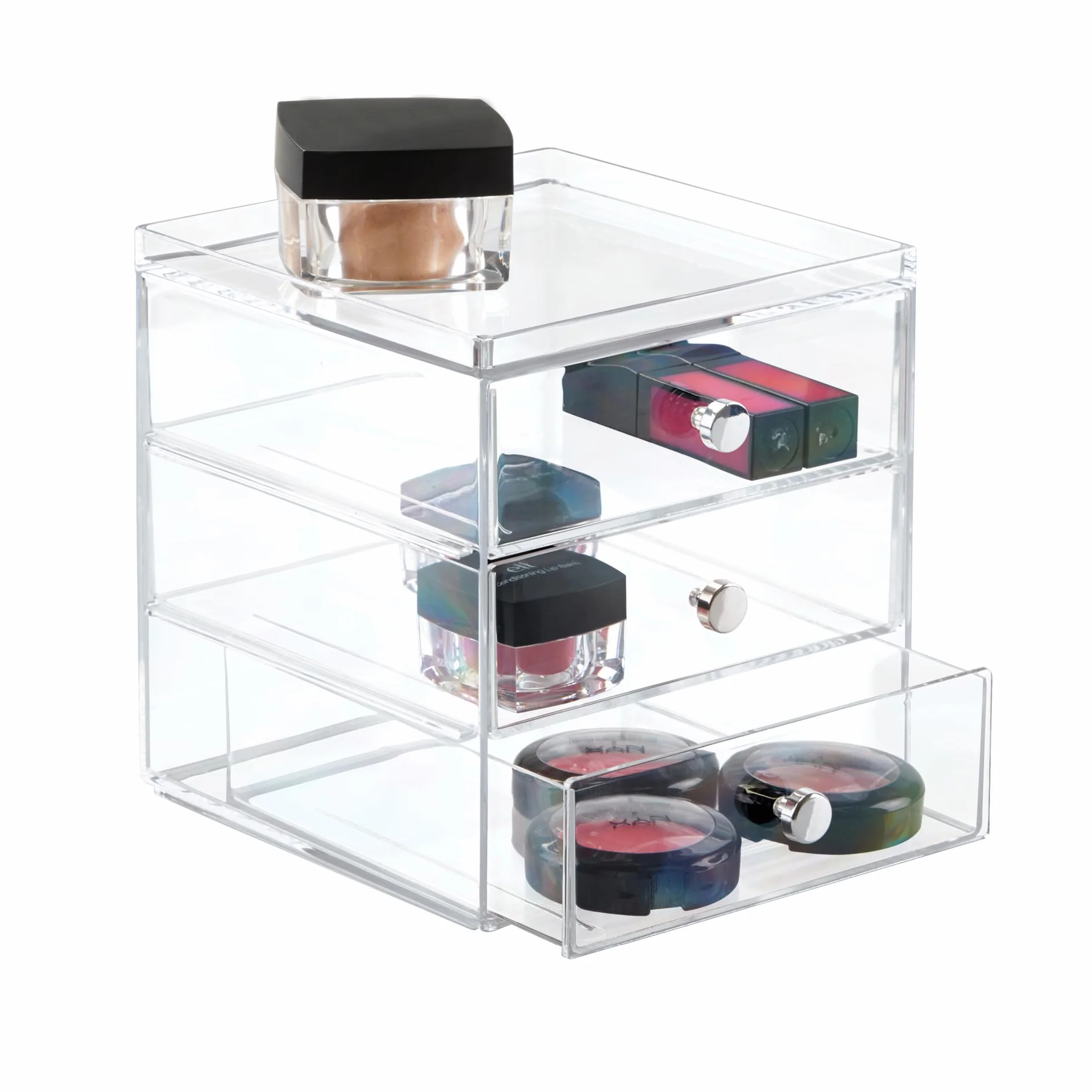 Idesign Organizer, Przezroczysty, 3 Szuflady