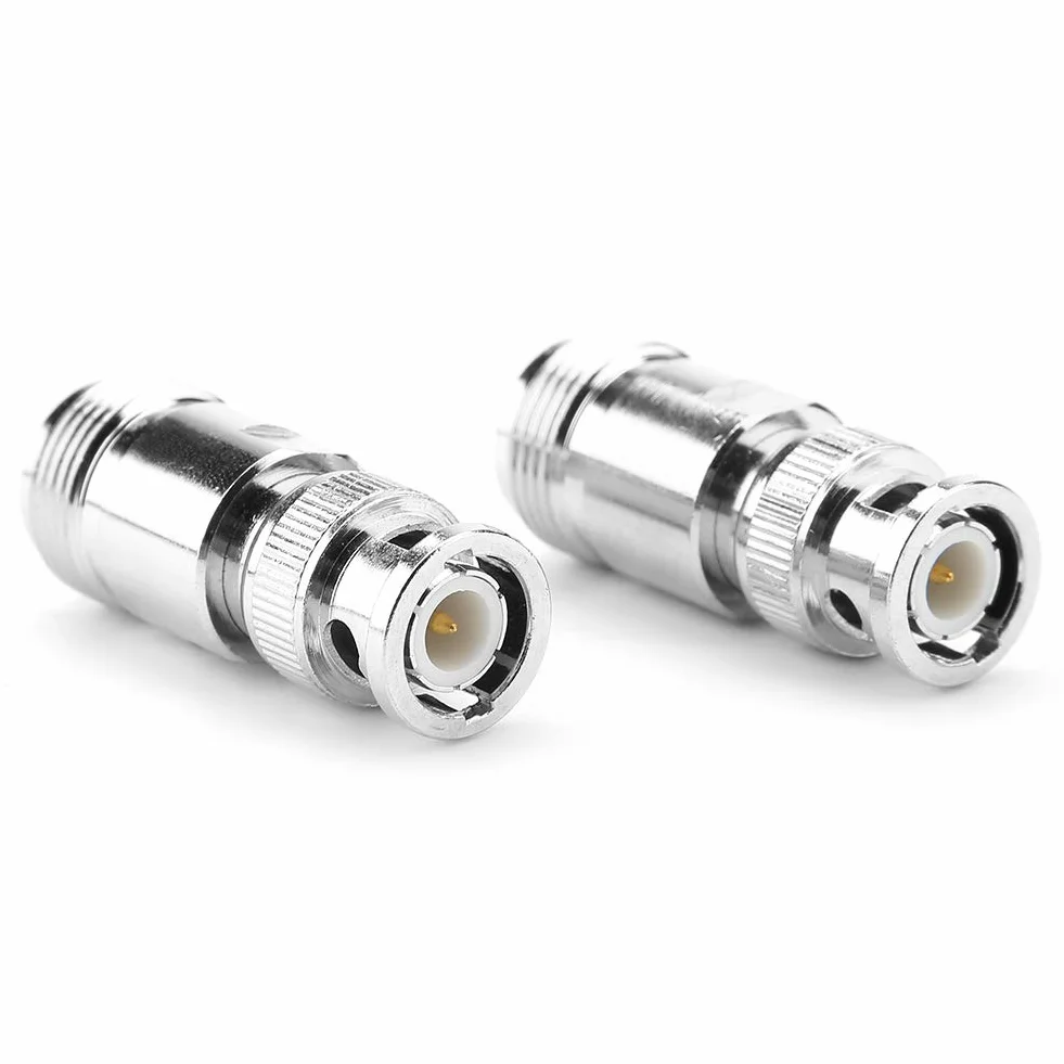 Adapter typu N do BNC, 2-częściowy, typ N, złącze BNC, adapter koncentryczny, konwerter testowy