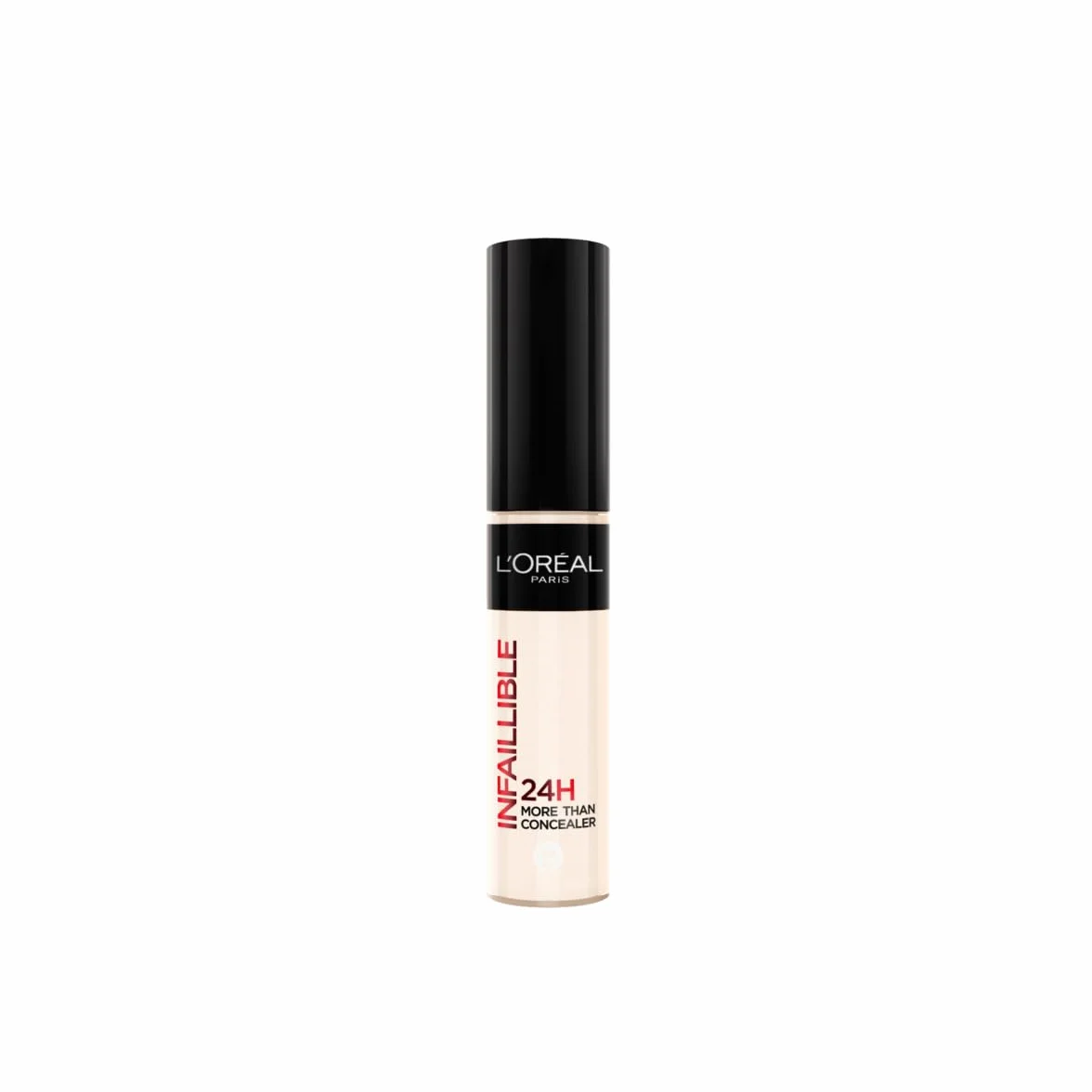 L'Oréal Paris Infallible More than Concealer korektor do twarzy, perfekcyjne krycie i trwałość do 24h, 320 Porcelain, 11 ml
