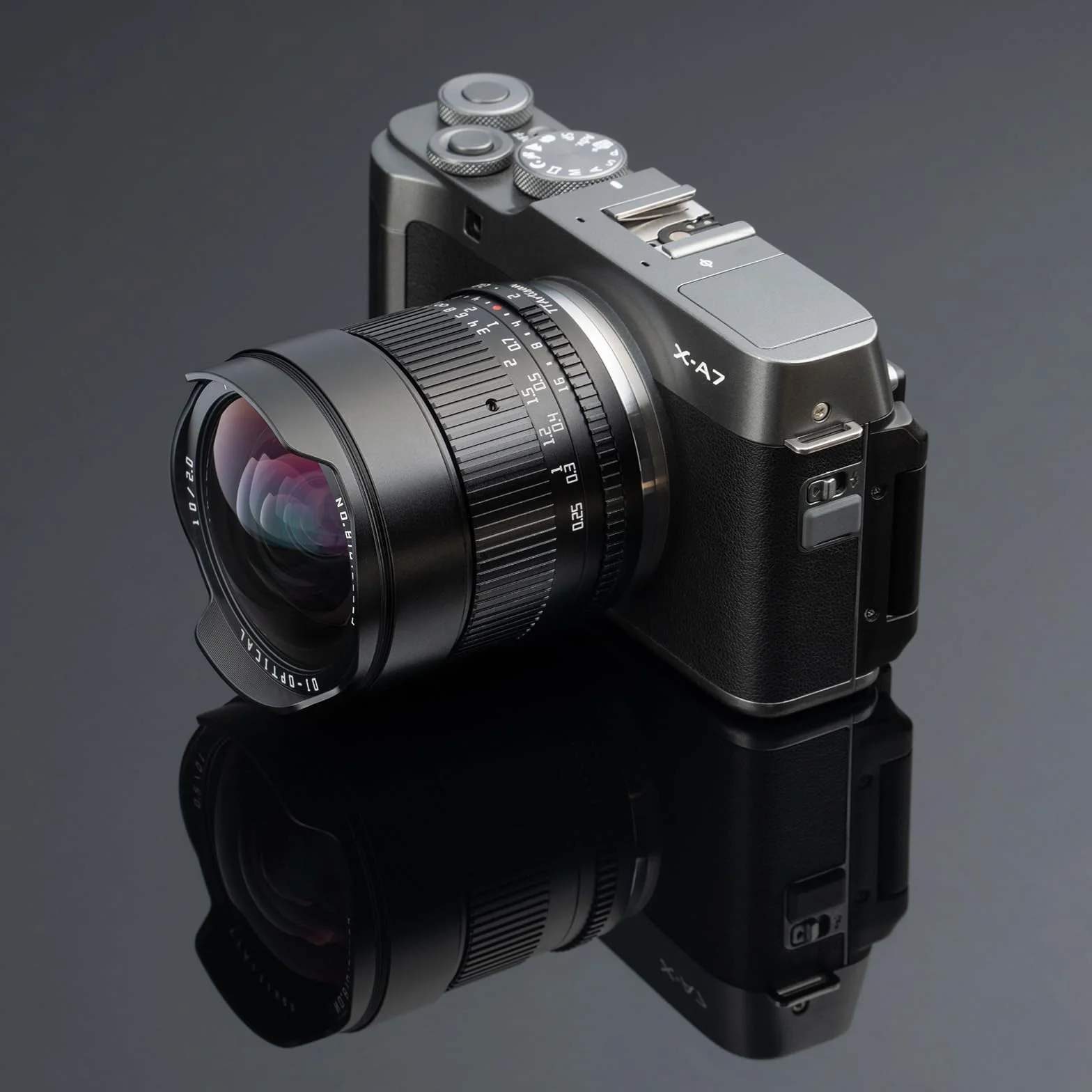 TTARTISAN 10 mm F2.0 APS-C ASPH. Ultra szerokokątny obiektyw aparatu ręcznego ustawiania ostrości przenośny obiektyw do montażu Fuji X