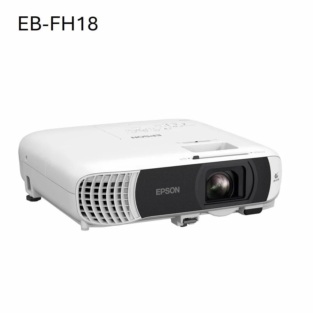 Epson EB-FH18 projektor lampy Full HD, 2 x złącza HDMI, 4100 lumenów, duży ekran projekcyjny do 304 cali
