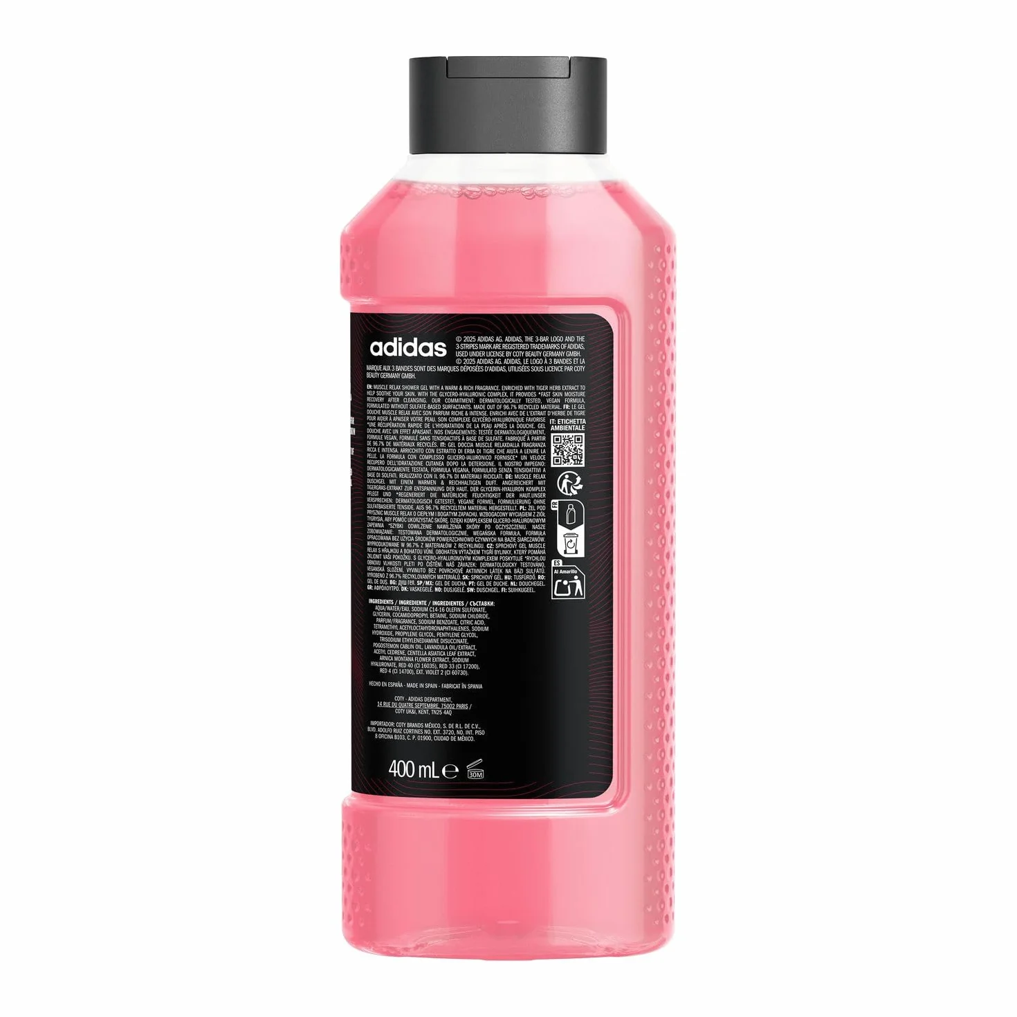 adidas Active Skin & Mind Muscle Relax Żel pod Prysznic dla Mężczyzn, 400 ml