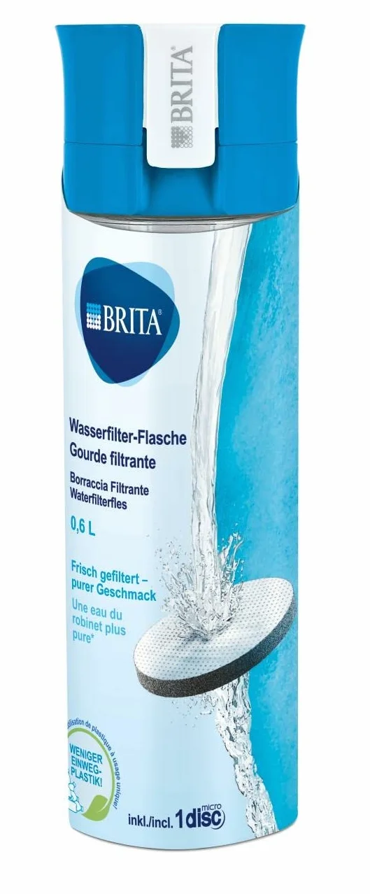 BRITA Butelka filtrująca 0,6L niebieska bez BPA