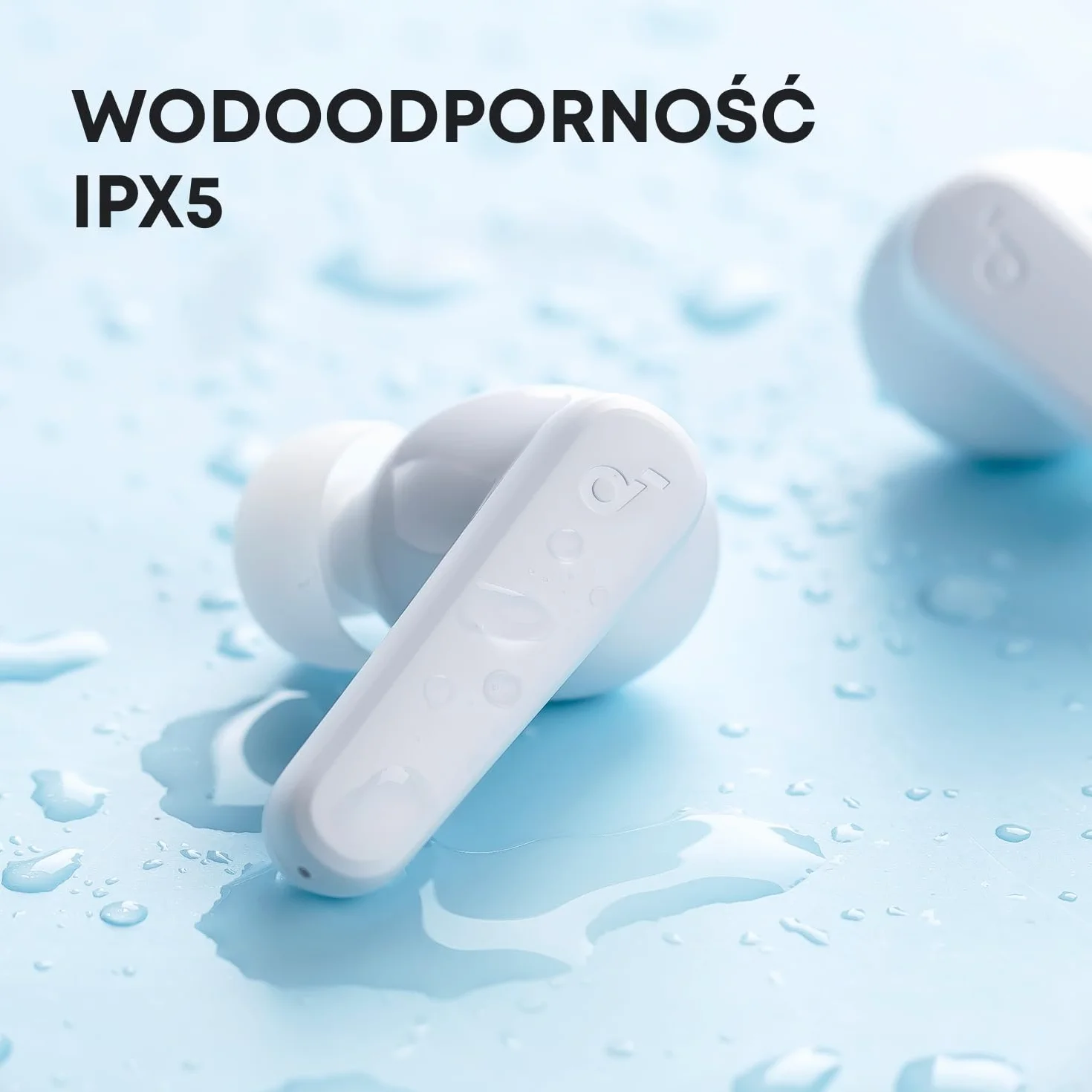 soundcore by Anker P20i Prawdziwie bezprzewodowe słuchawki douszne, 10 mm przetworniki z dużym basem, Bluetooth 5.3, 30 godzin odtwarzania, wodoodporność IPX5, 2 mikrofony do wyraźnych połączeń AI