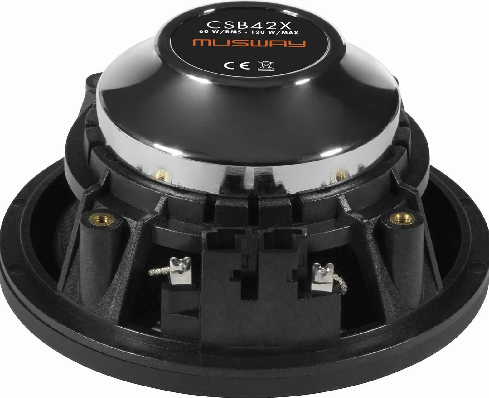 Musway CSB42X 2-drożny głośnik 10 cm o mocy 120 W (RMS: 60 W) do BMW E, F, G