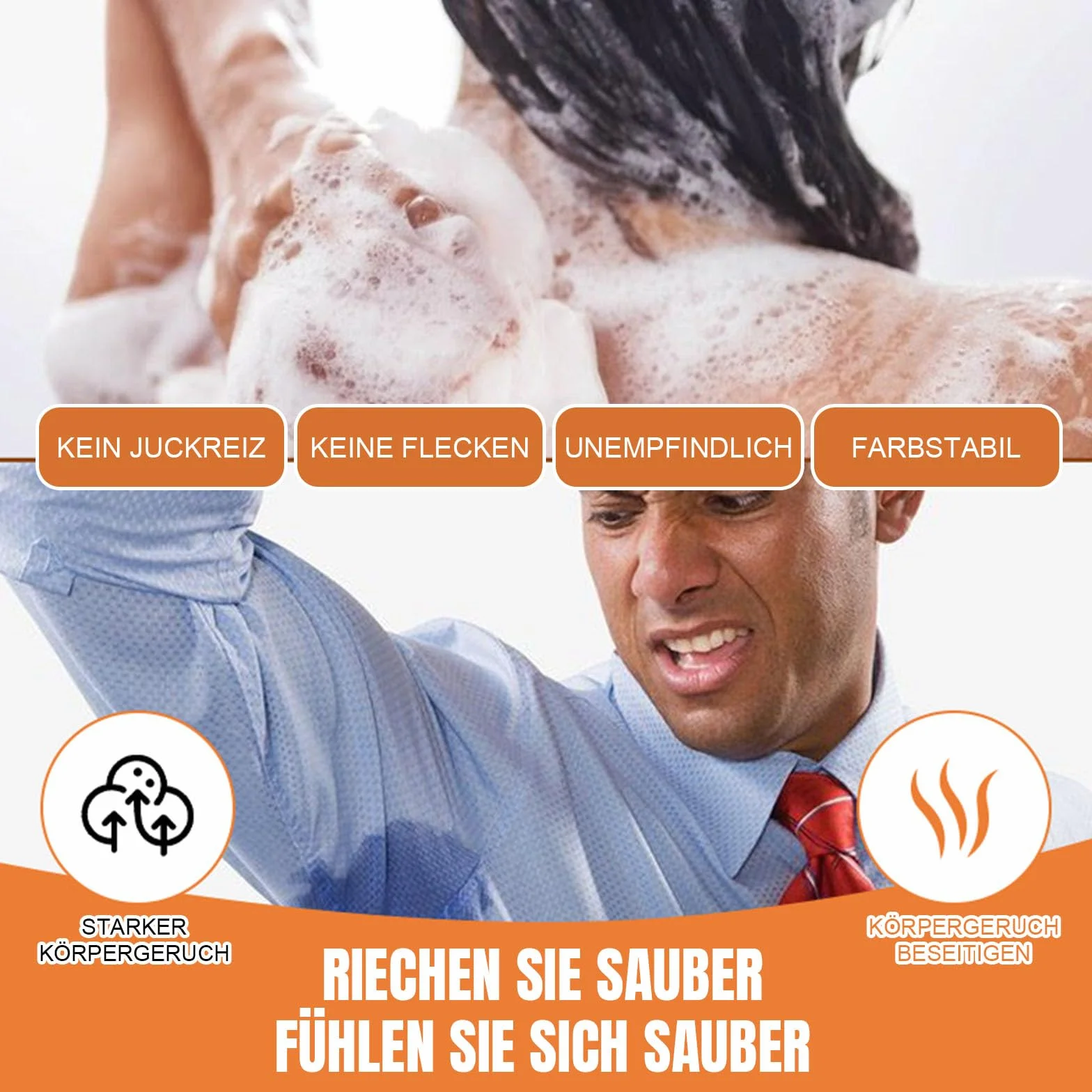 Persimmon Soap 2-pak, naturalne mydło dezodorujące i nawilżające w kostce, mydło naturalne do delikatnej pielęgnacji całego ciała i okolic intymnych, złuszczające do kontroli zapachu ciała